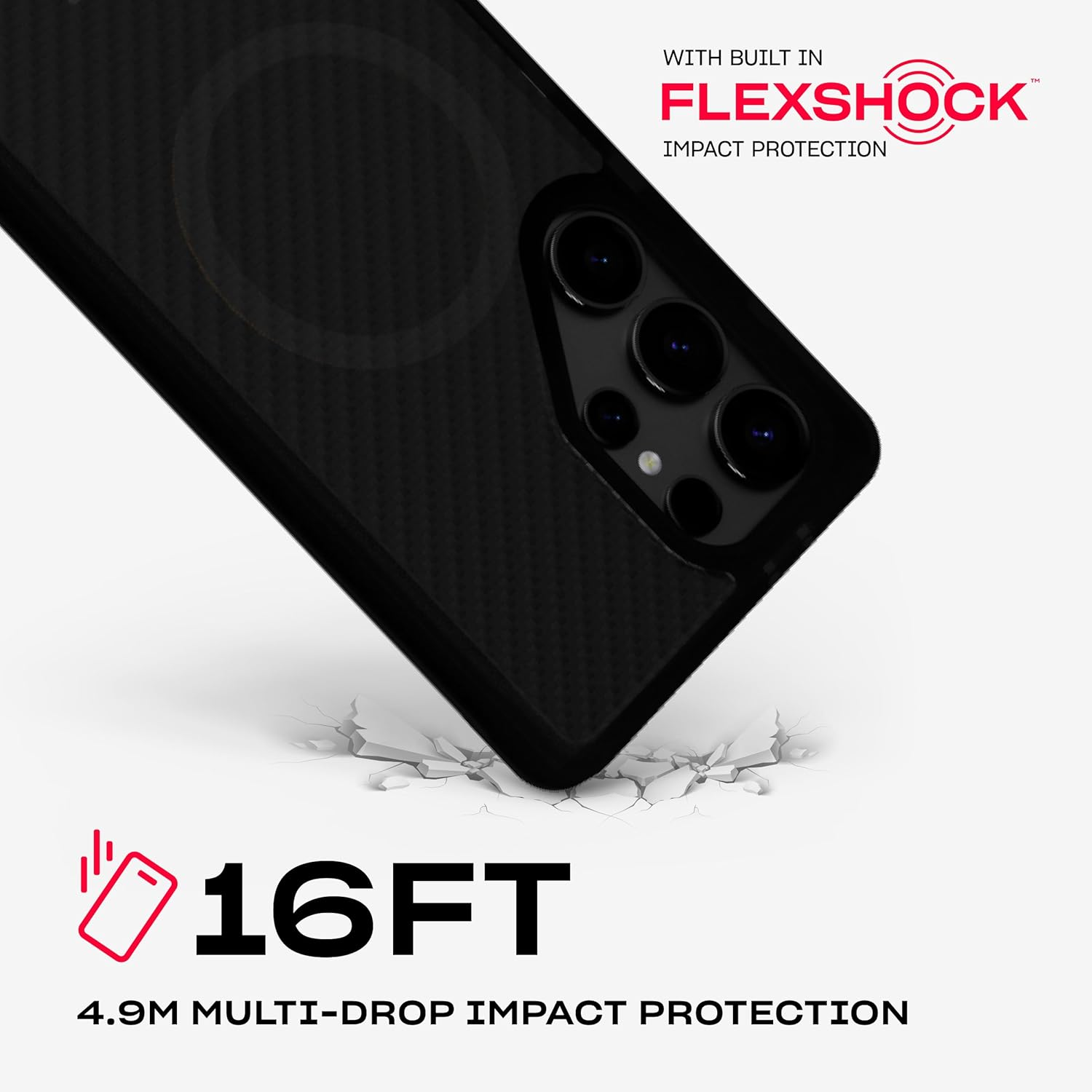 Tech21 Evoarmor W/Magnet for Samsung GS25 Ultra - Black image number 5