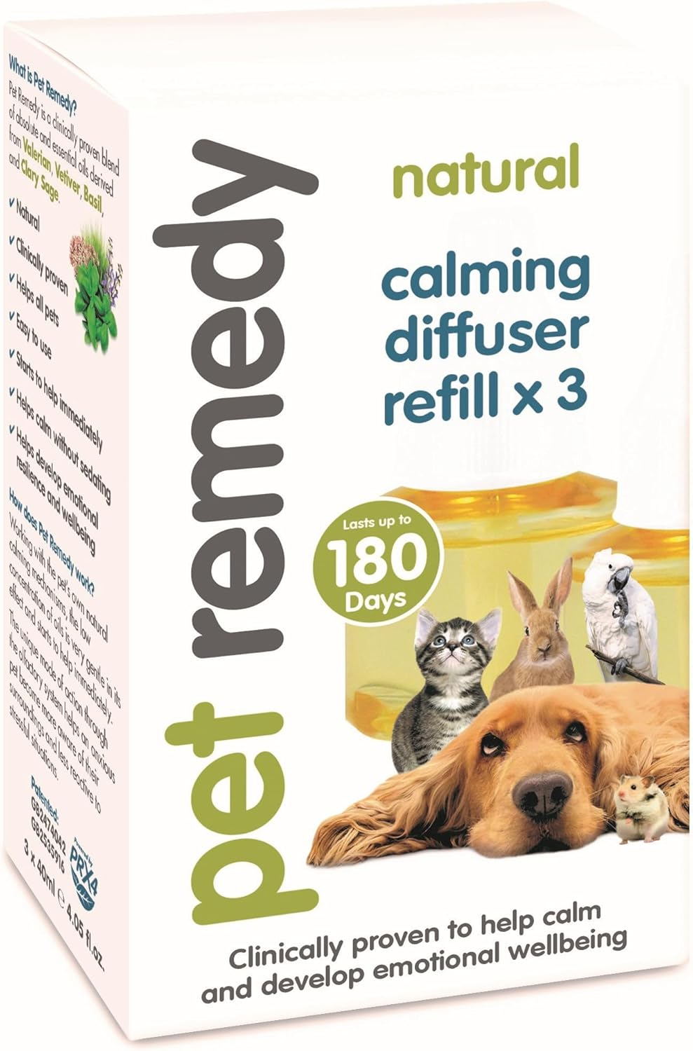 Pet Remedy Natural Calming Diffuser Refill Pack, 40 Ml, Pack of 3 (6 Month Supply) image number 3