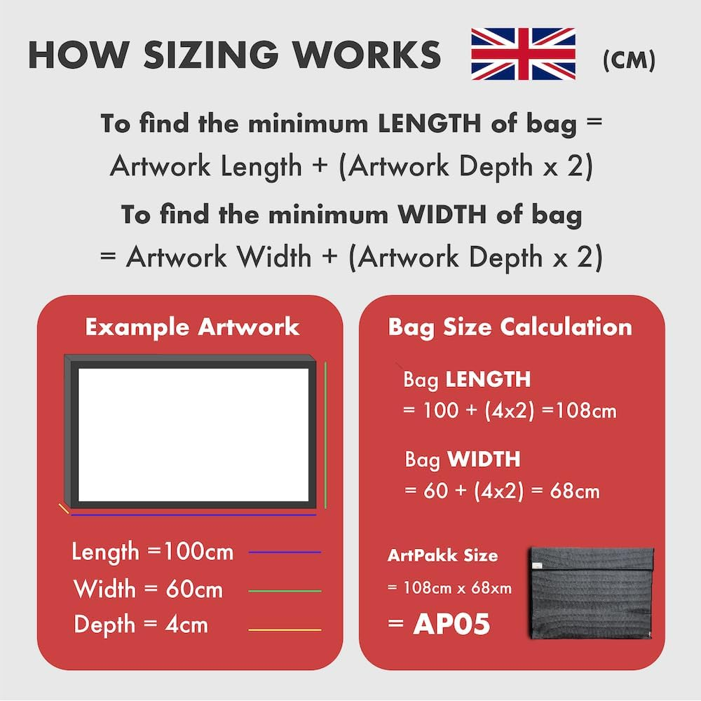 ARTPAKK Art Bags A4 (AP01-35 X 40Cm) - Strong &bull; Shock-Absorbent &bull; Reusable &bull; Non-Toxic &bull; Waterproof &bull; Acid-Free Lining - Long-Term Art Storage + Shipping + Protection Solution image number 3