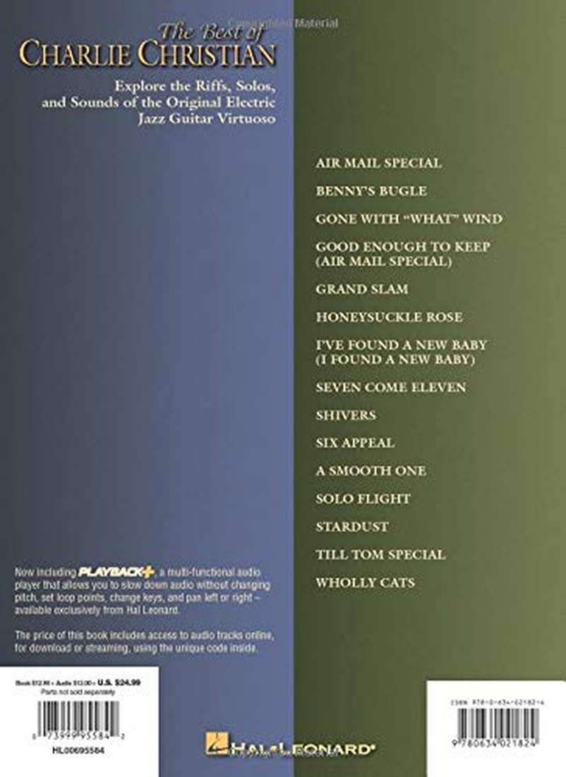 The Best of Charlie Christian: a Step-By-Step Breakdown of the Styles and Techniques of the Father of Modern Jazz Guitar (Bk/Online Audio) image number 1