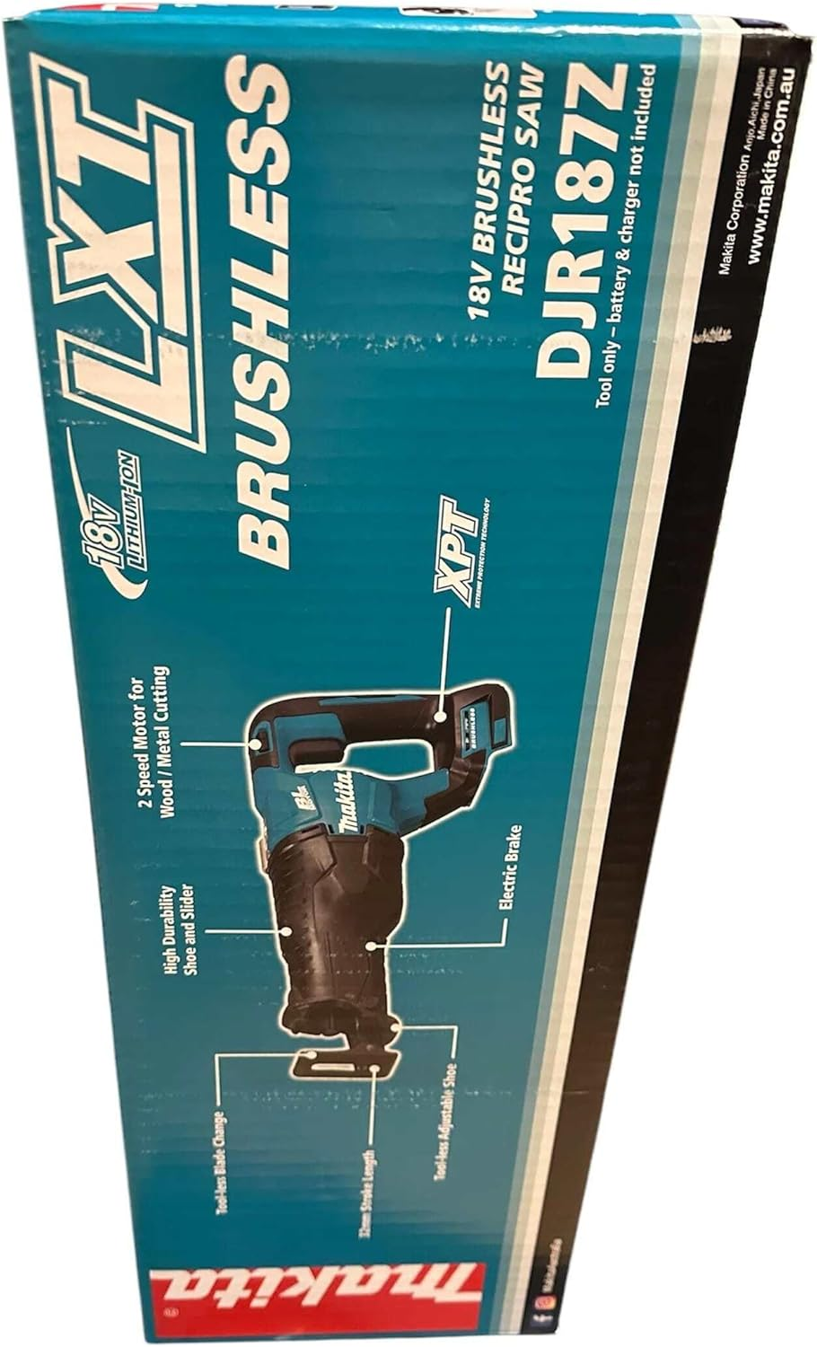 Makita 18V LXT Brushless Reciprocating Saw DJR187Z Tool Skin Only image number 1