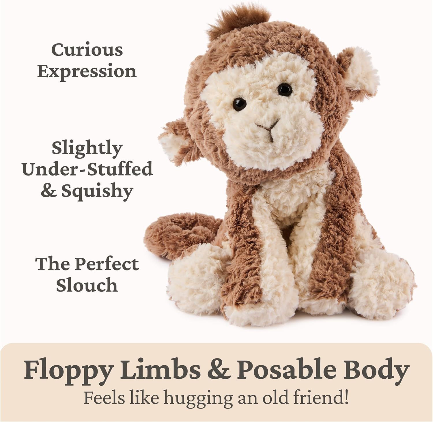 GUND - Cozys Monkey 26Cm, Kids Soft Toy, 1 Year+ image number 6
