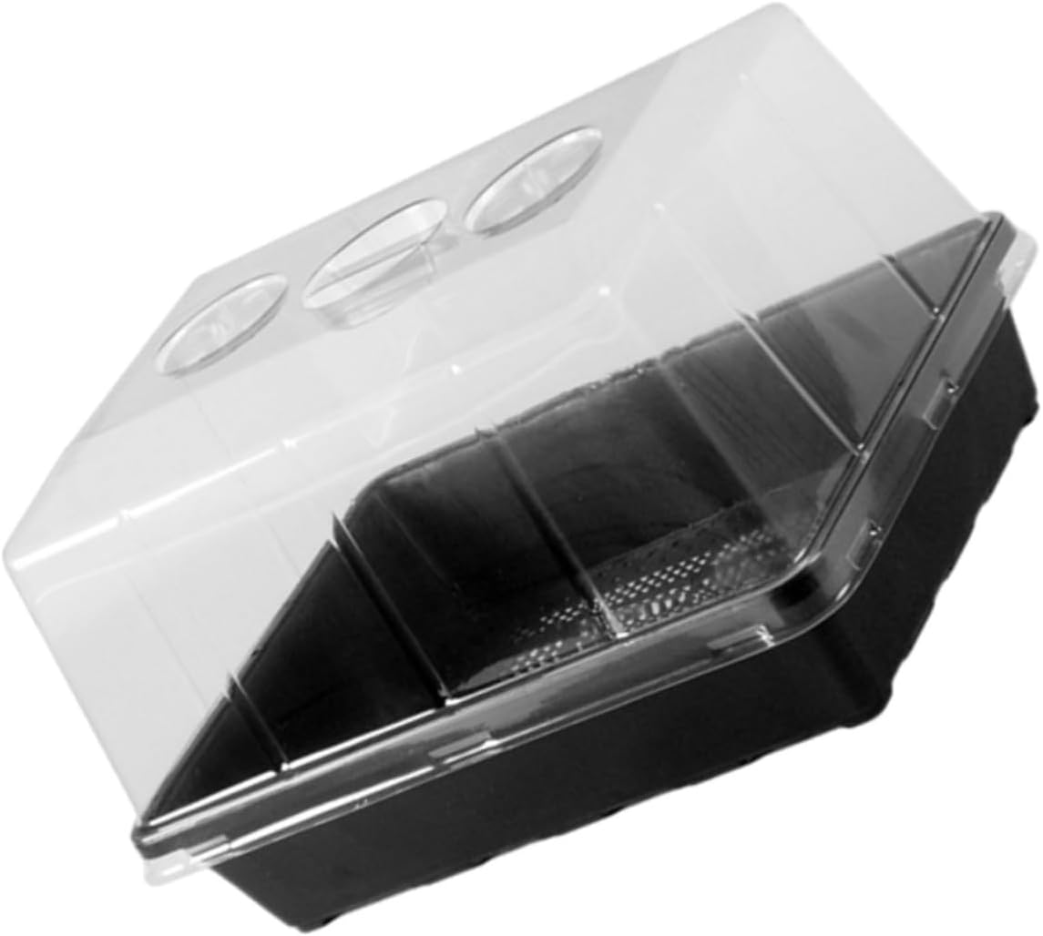 INOOMP 1Set Thick Trays for Starting Plants Indoor and Outdoor Nursery Supply Compact and Smooth Germination Flat Tray with Finish for Greenhouse Use image number 5