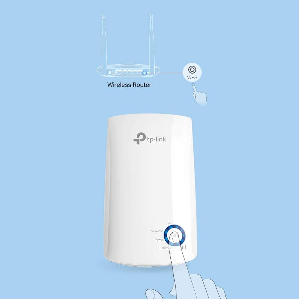 Tp-Link N300 Universal Wi-Fi Range Extender, Wireless Network, Miniature-Size & Wall-Mounted Design, Tether App Control, LED Control, Easy Setup & Use, Works with Any Wifi Router (TL-WA850RE) image number 3