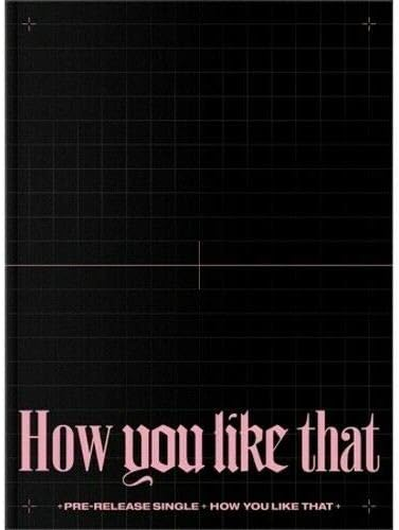 Blackpink 'How You like That' Special Edition Cd+1P Folded Poster on Pack+132P Photobook+1P Post+1P Polaroid+Message Photocard Set+Tracking Kpop Sealed image number 4