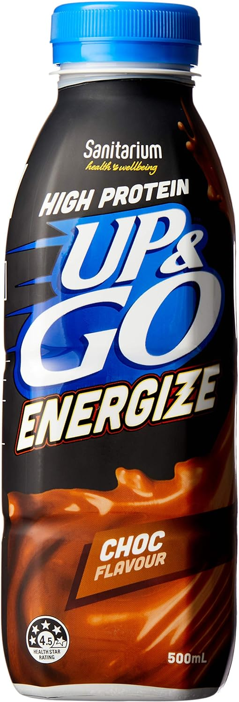 UP&GO Energize Choc Flavour Liquid Breakfast in Bottle, 12 X 500 Milliliters image number 1