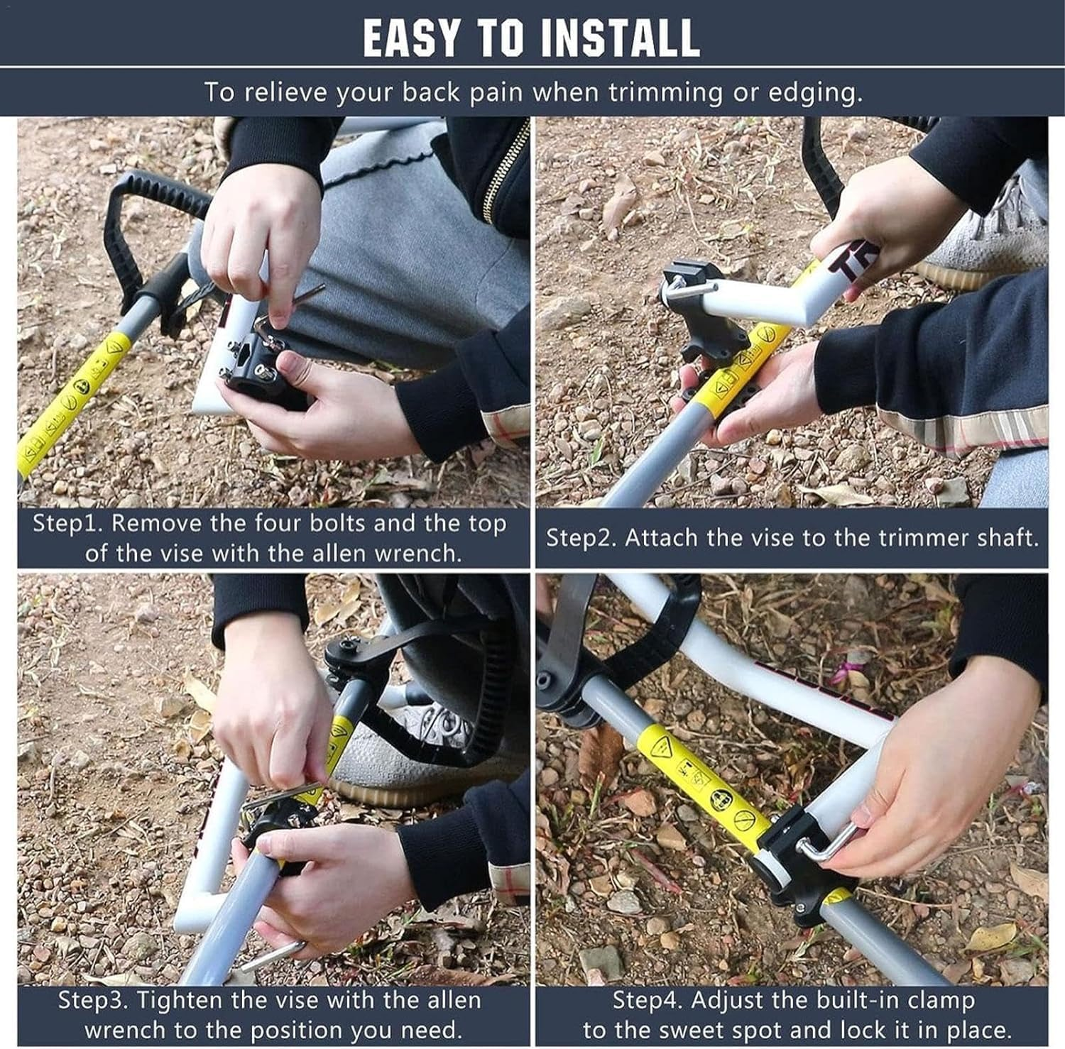 Ergonomic Trimmer Grip, Trimmer Grip Tool, Trimmer Grip Lawn, Trimmer Handle, Trimmer Grip, Ergonomic Handle, Trimmer Holder, Ergonomic Grip image number 2