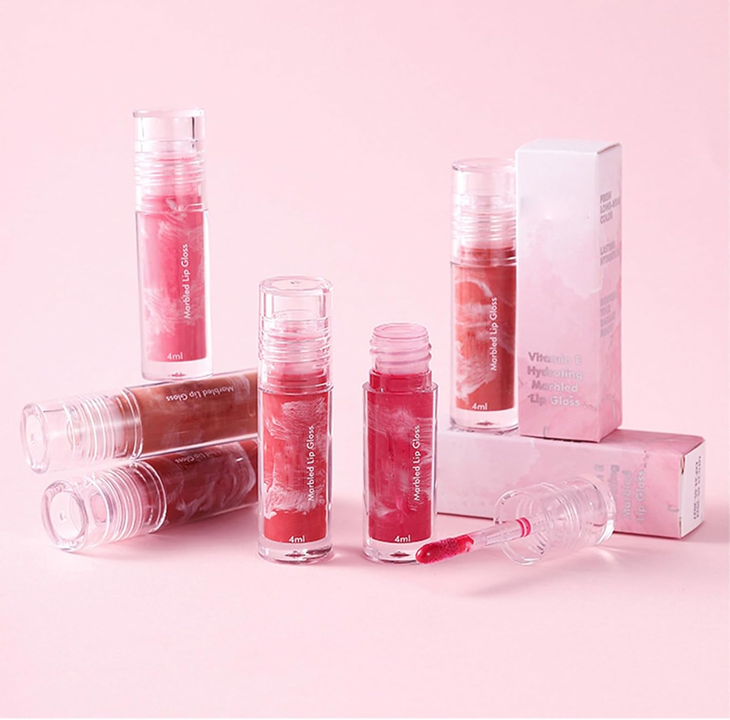 Yruioon Lip Oil Gloss for Women Tinted Color Hydrating Balm Treatment Non Sticky High Shine Mirror Finish Long Lasting Wear Type 3 One Size image number 1