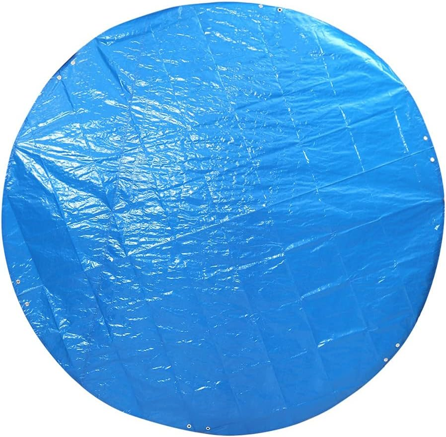 210Cm / 6.89FT round Pool Cover, Foldable Drawstring Design Solar Cover Heat Insulation Film Frame for 183Cm / 6FT Swimming Pool image number 3