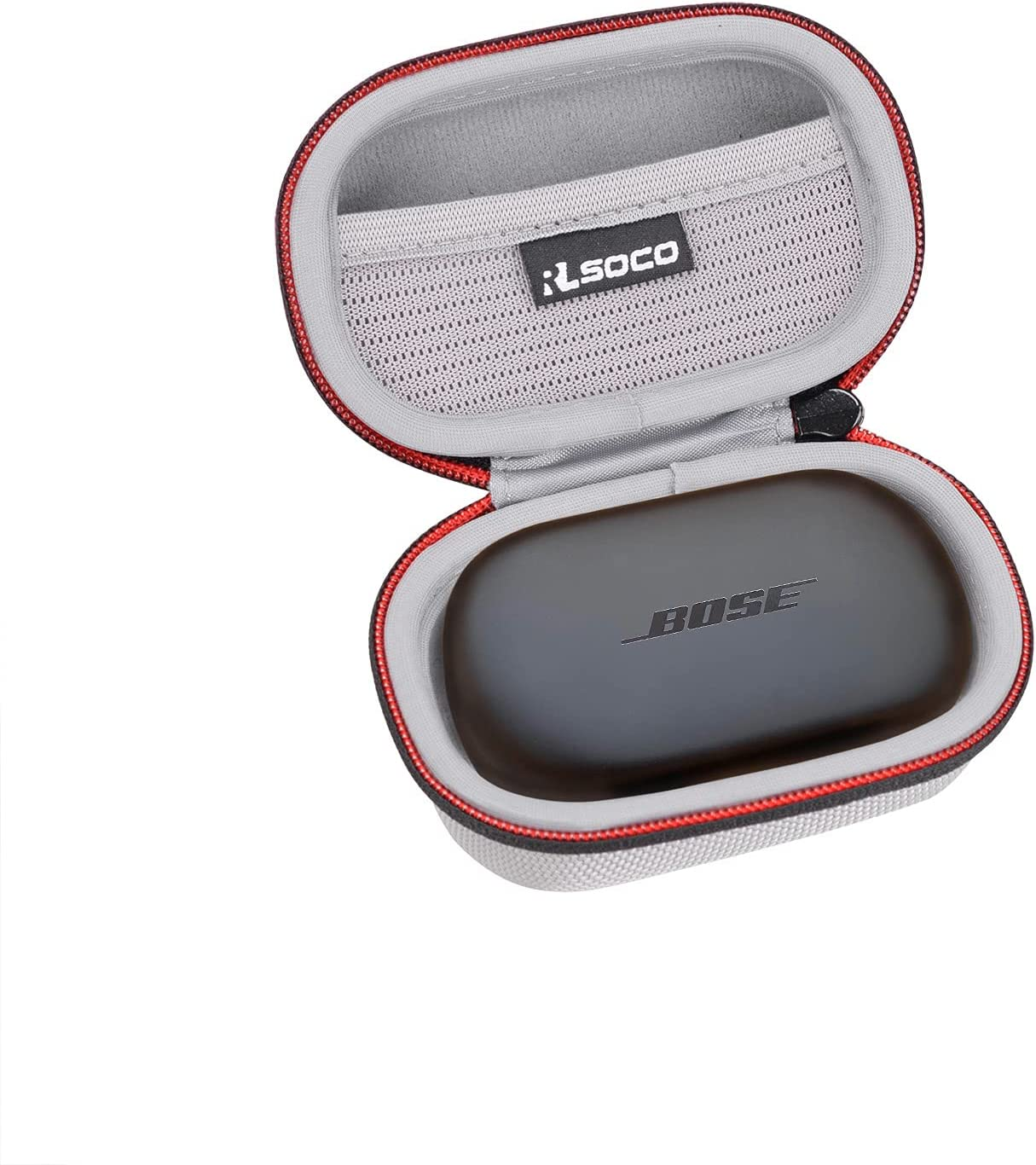 RLSOCO Case for Bose Quietcomfort Ultra 2/Ultra/Earbuds II Wireless Noise Cancelling In-Ear Earbuds, Protective Case Cover, Dust- and Water-Resistant - Black (Case Only)