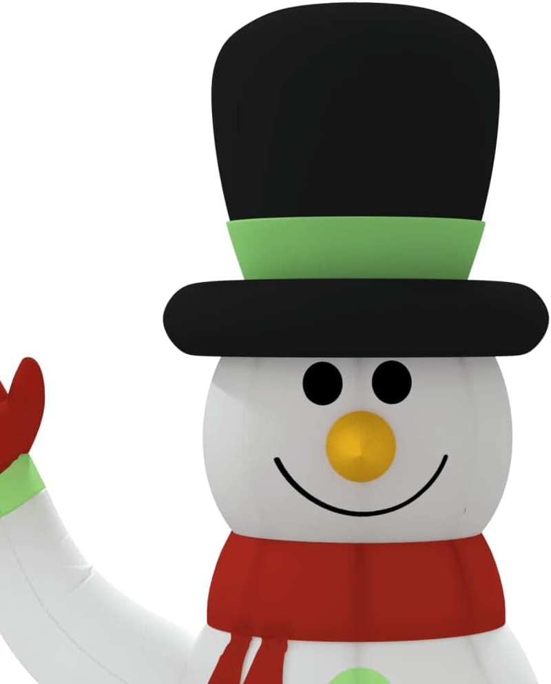 Inflatable Snowman Family with Leds 500 Cm Christmas Holiday Decor Outdoor image number 2