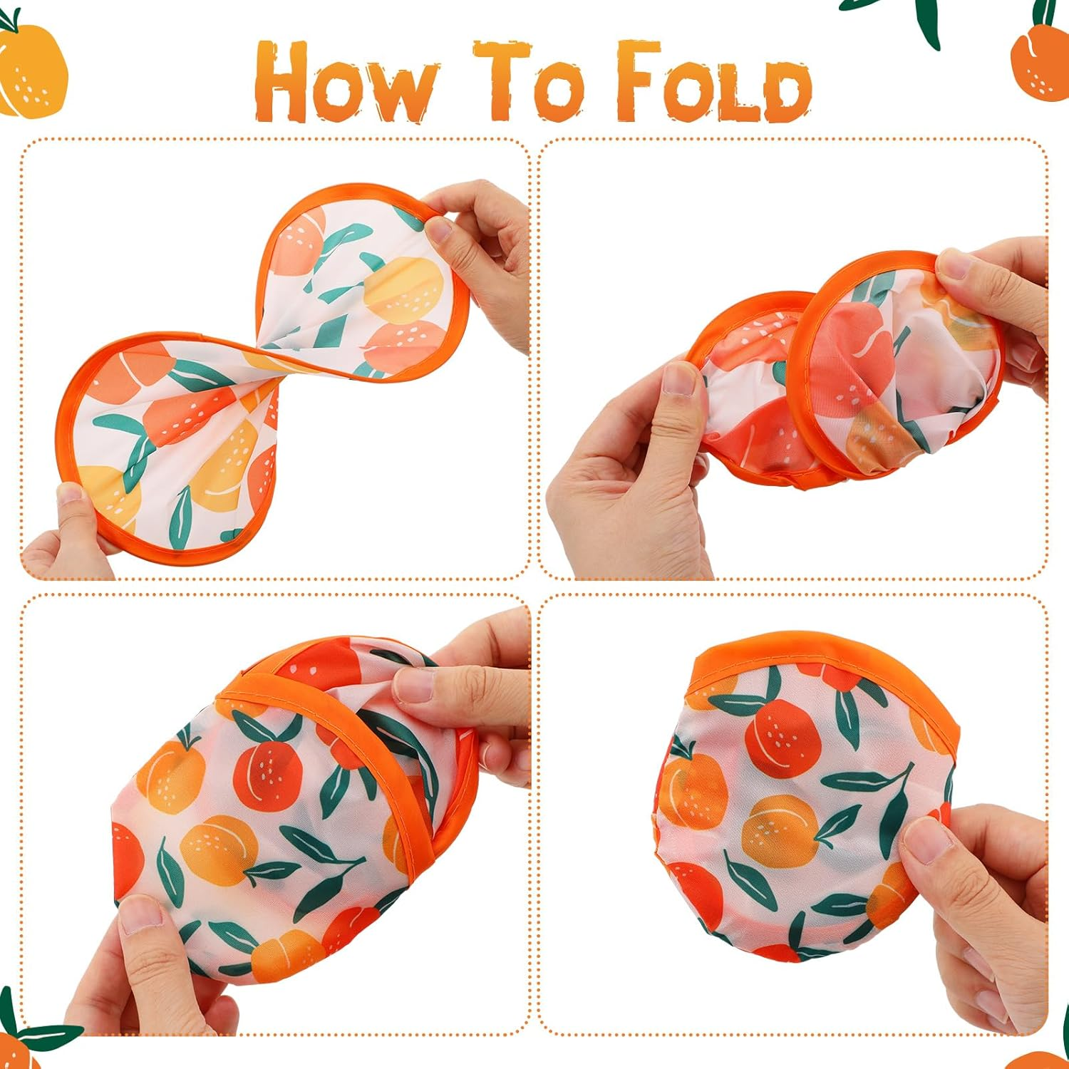 Gejoy 24 Pieces Abstract Styles Foldable Fan Handheld Compact Cooling Fans Multi Role round Fans for Outdoor Games for Women Girls Daily Use Festival Wedding Party Favors Decorations Portable, 8 Style image number 5