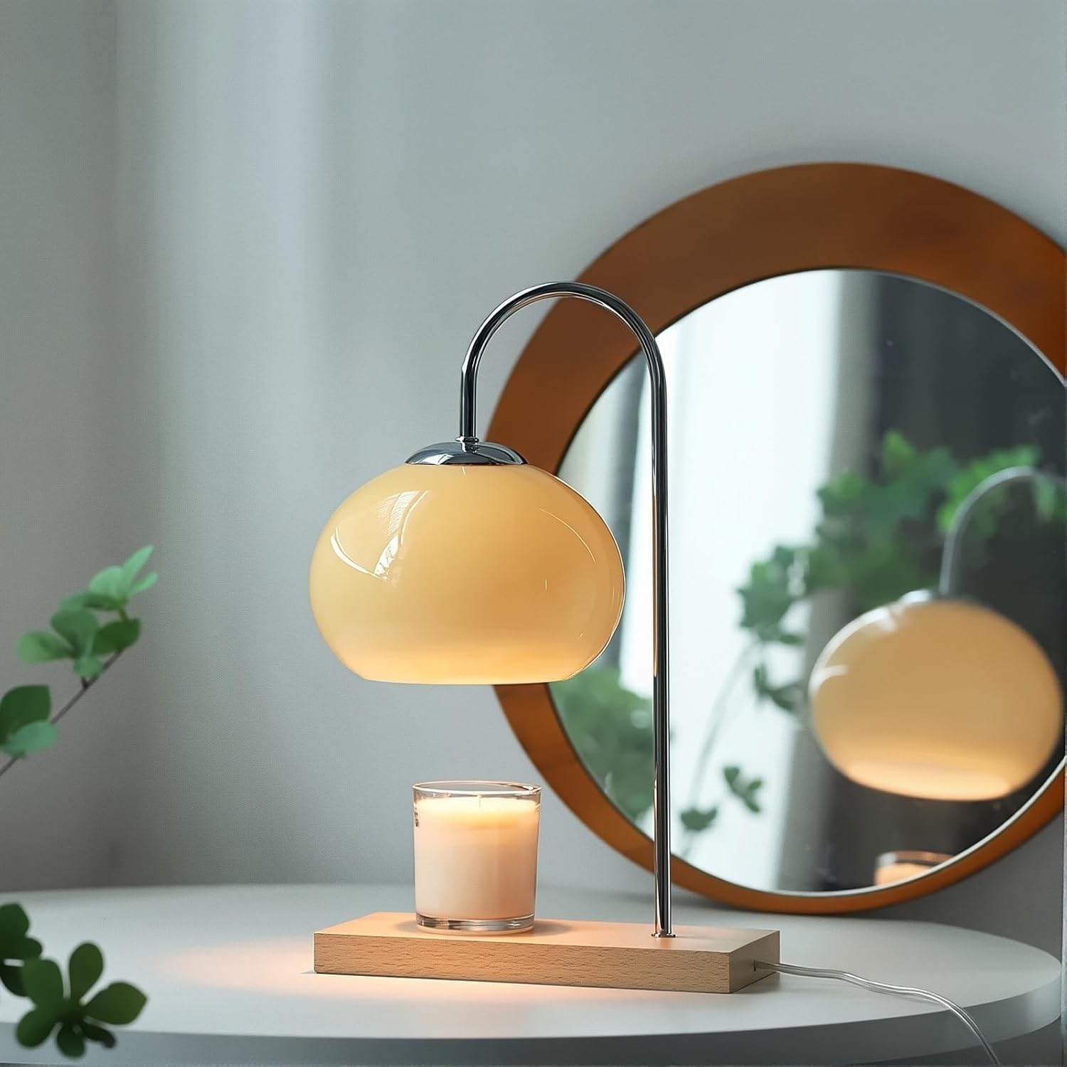 Upgrade Candle Warmer Lamp Australia,Dimmable Electric Wax Melt Warmer for Jar Candles,Luxury High-End Women'S Gifts Christmas'S Gifts Home Bedroom Decor (AU Plug) ﻿ image number 5