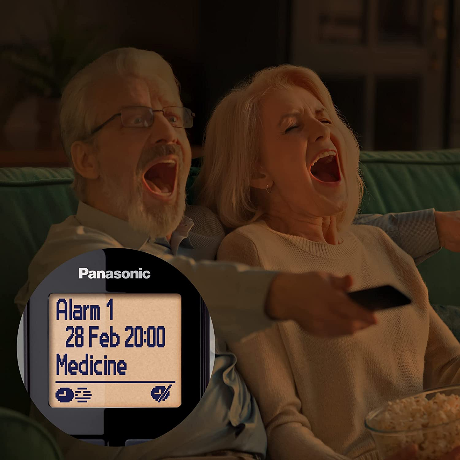 Panasonic KX-TGC263E Digital Cordless Phones: 18-Min Answering Machine, Dedicated Call Block Button, an Easy-To-Read Dot-Matrix Display and a Hands-Free Speakerphone image number 3