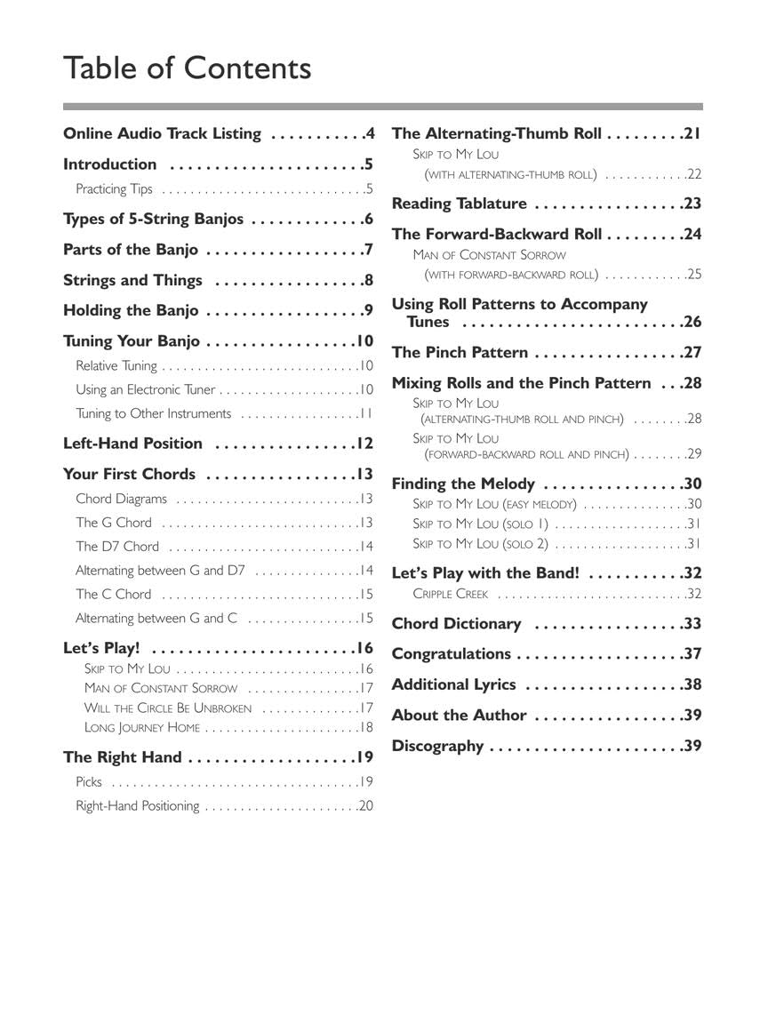 Absolute Beginners - Banjo: the Complete Picture Guide to Playing the Banjo Bk/Online Audio: 1 image number 1