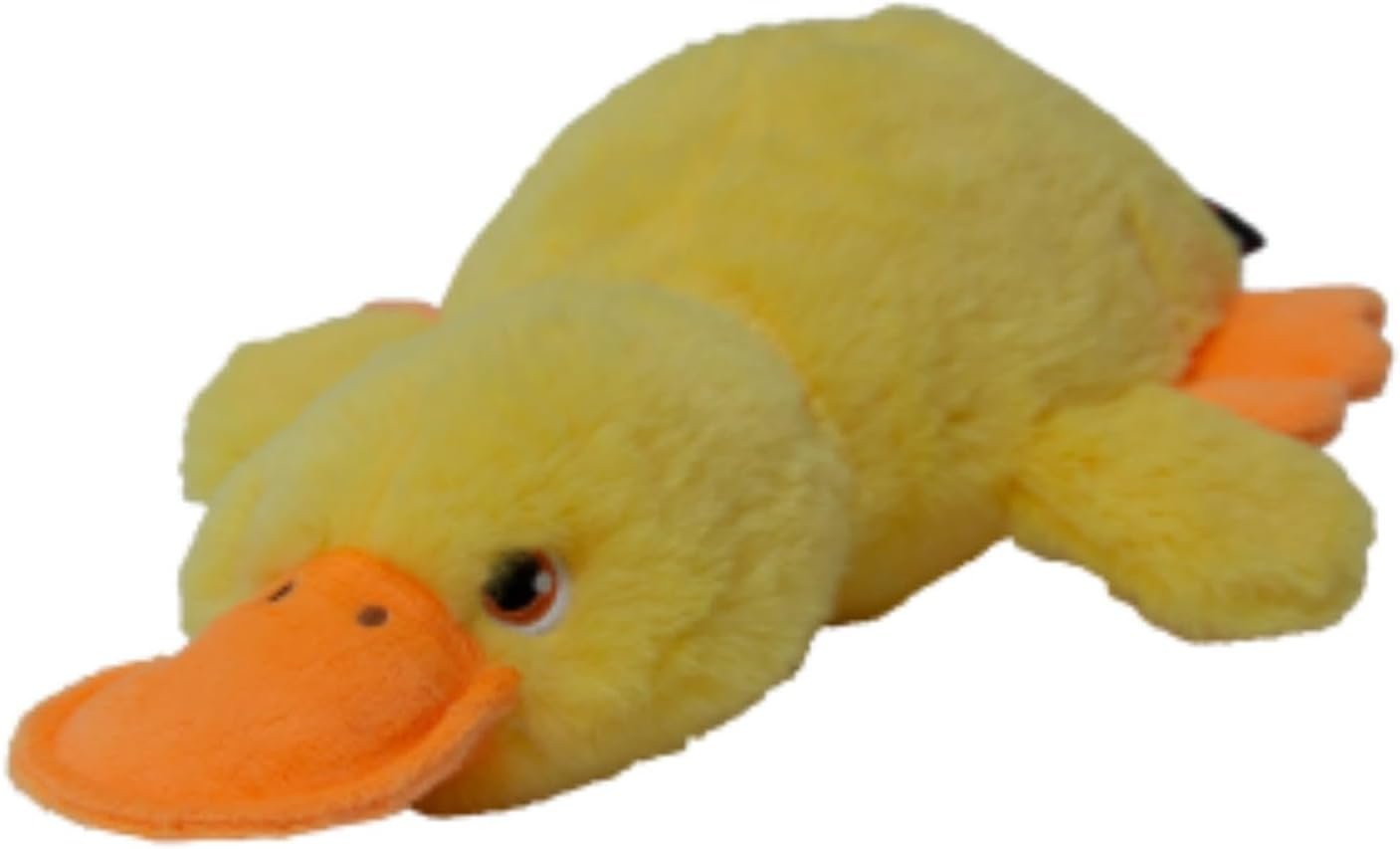JACK and VANILLA, Soft and Durable Fabric Duck with Squeeker Toy for Dogs and Cats, Soft and Durable Fabric, Stimulates Play, 18 Cm, Yellow, for All Breeds image number 1
