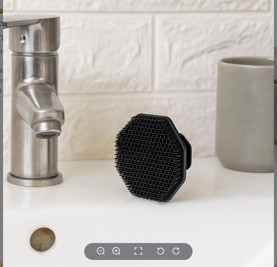 2Pcs Men'S Face Scrubber - Silicone Facial Cleansing Brush & Exfoliator Pad | Gentle Dead Skin Remover, Shower & Bathroom Accessories, Long-Lasting image number 5