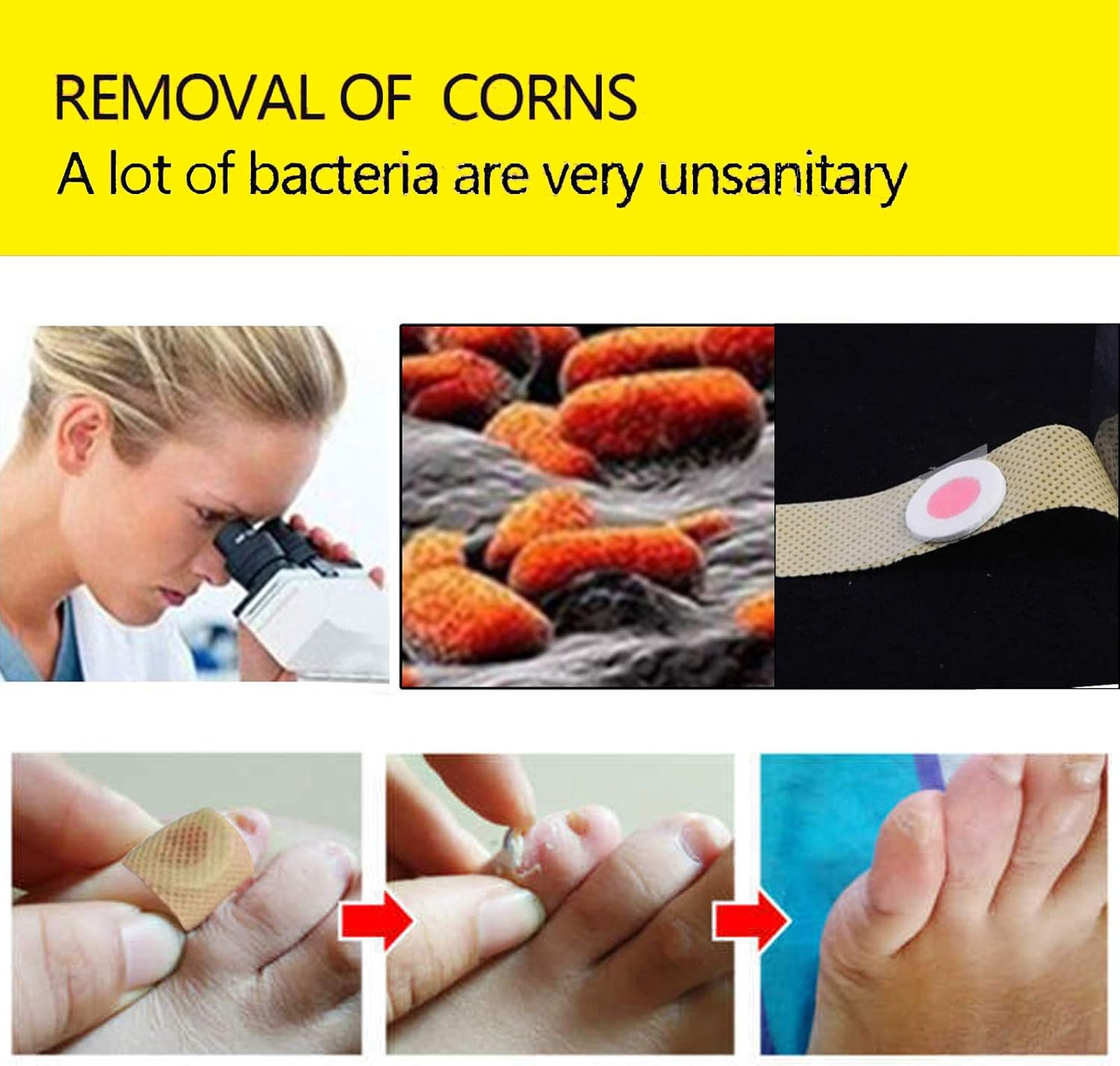 Reppkyh 24 Pieces Corn Removers for Feet, Corn Removers for Toe, Foot Corn-Toe Corn-Callus Removal, Corn Remover Feet image number 6