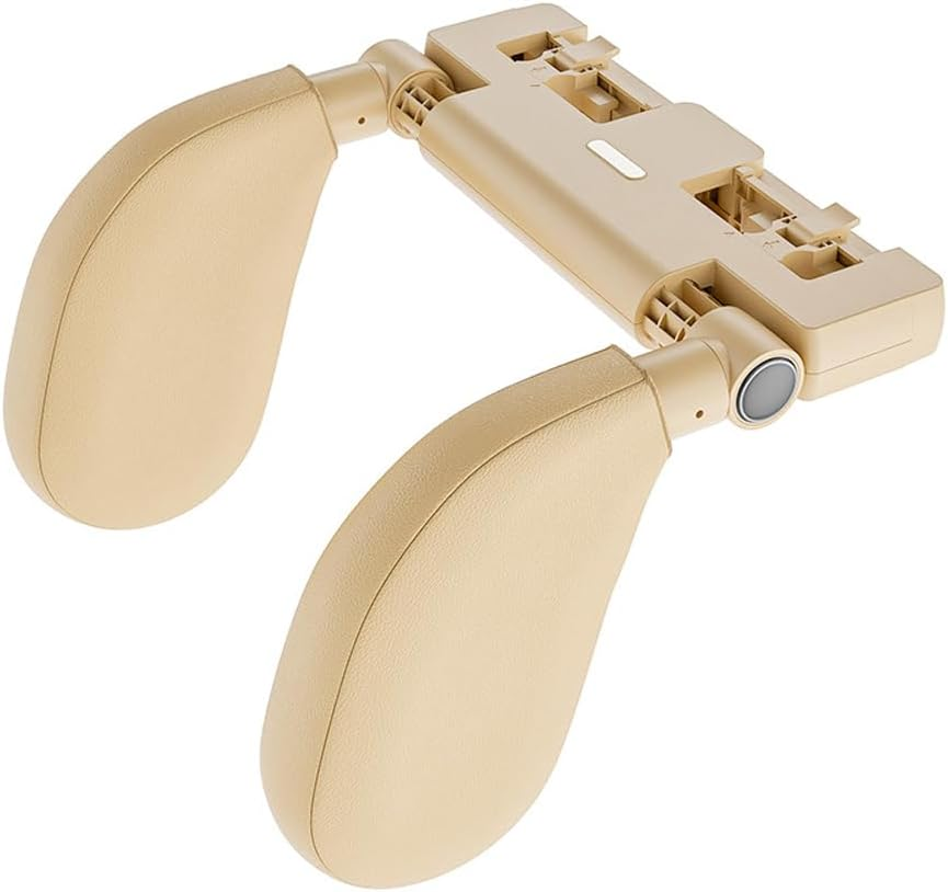 GUYOS Car Headrest Pillow Memory Foam Head Neck Support Pillow Height & Width Adjustable Sleeping Headrest with Hook for Kids and Adults