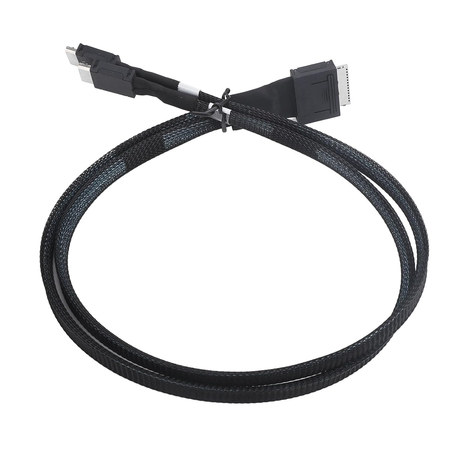 SFF 8611 8I to 2Xsff 8611 4I Cable, High Speed Data Transmission, Improved Performance, Suitable for Various Systems, with PCI E Expansion Cards, for Data Center Servers image number 1