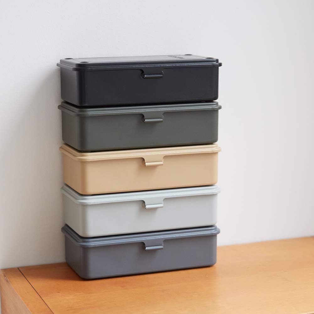 TRUSCO T-190MBK Trunk Tool Box 203X109X56 Matte Black image number 3