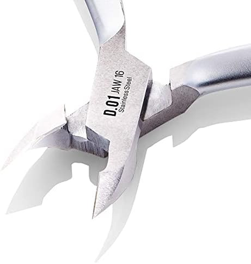 Professional Stainless Steel Cuticle Nipper C03 (D-01) Jaw 16 KEM Nghia Cuticle Cutter Trimmer Manicure Tools with 1 Spring&ndash; Perfect Nail Care Tool at Home/Spa/Saloon Osimihome 1 PCS image number 5