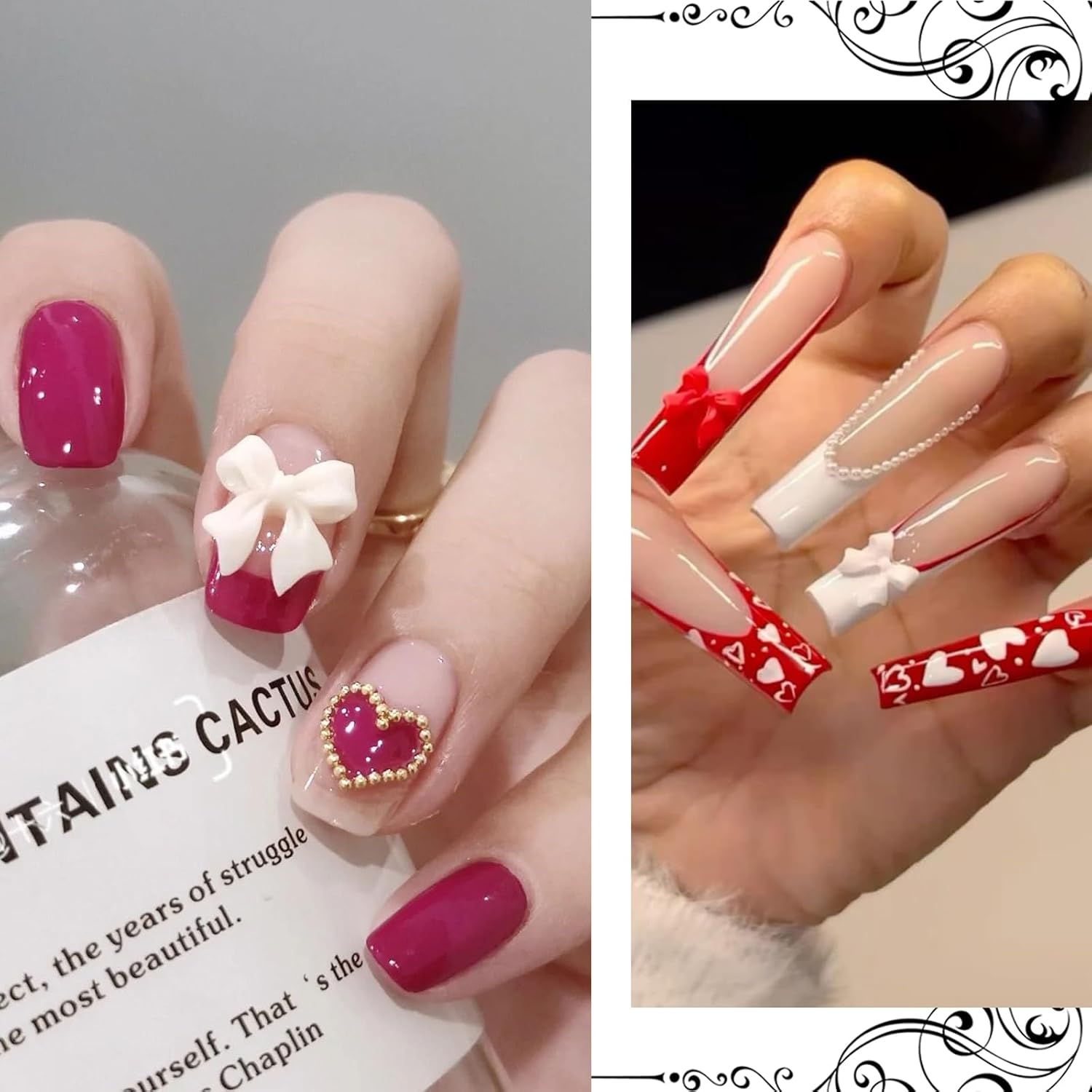 JEYORZY 1 Box Nail Art Decoration, 3D Bows Bow Knot Nail Charms, Bowknot Pearls Nail Decorations, Butterfly Nail Gems for Manicure DIY Crafts Jewellery Accessories, for Women Nail Art Charms image number 2