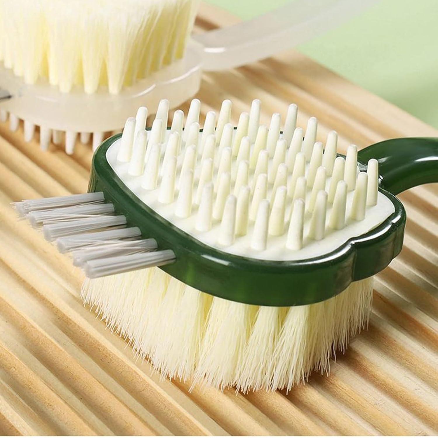 Shower Back Scrubber | Long Back Scrubber for Women Shower | Rich Foam Three-Sided Nails Cleansing Bathing Tool for Women Men Adults Seniors Teens Students image number 5