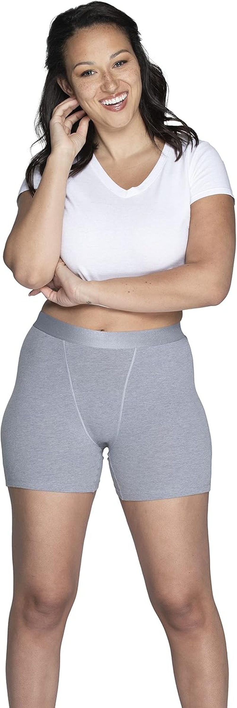 Fruit of the Loom Women'S 360&deg; Stretch Underwear, High Performance Stretch for Effortless Comfort, Available in plus Size, Cotton Blend - Boxer Brief - 4 Pack image number 5