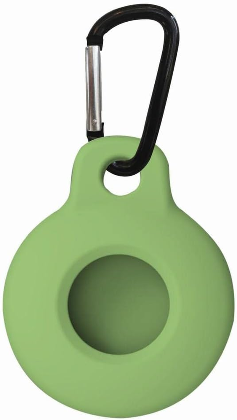 Silicone Shell Protective Case for Apple Air Tag Tracker for Pet Cat Location Tracker Matcha Green