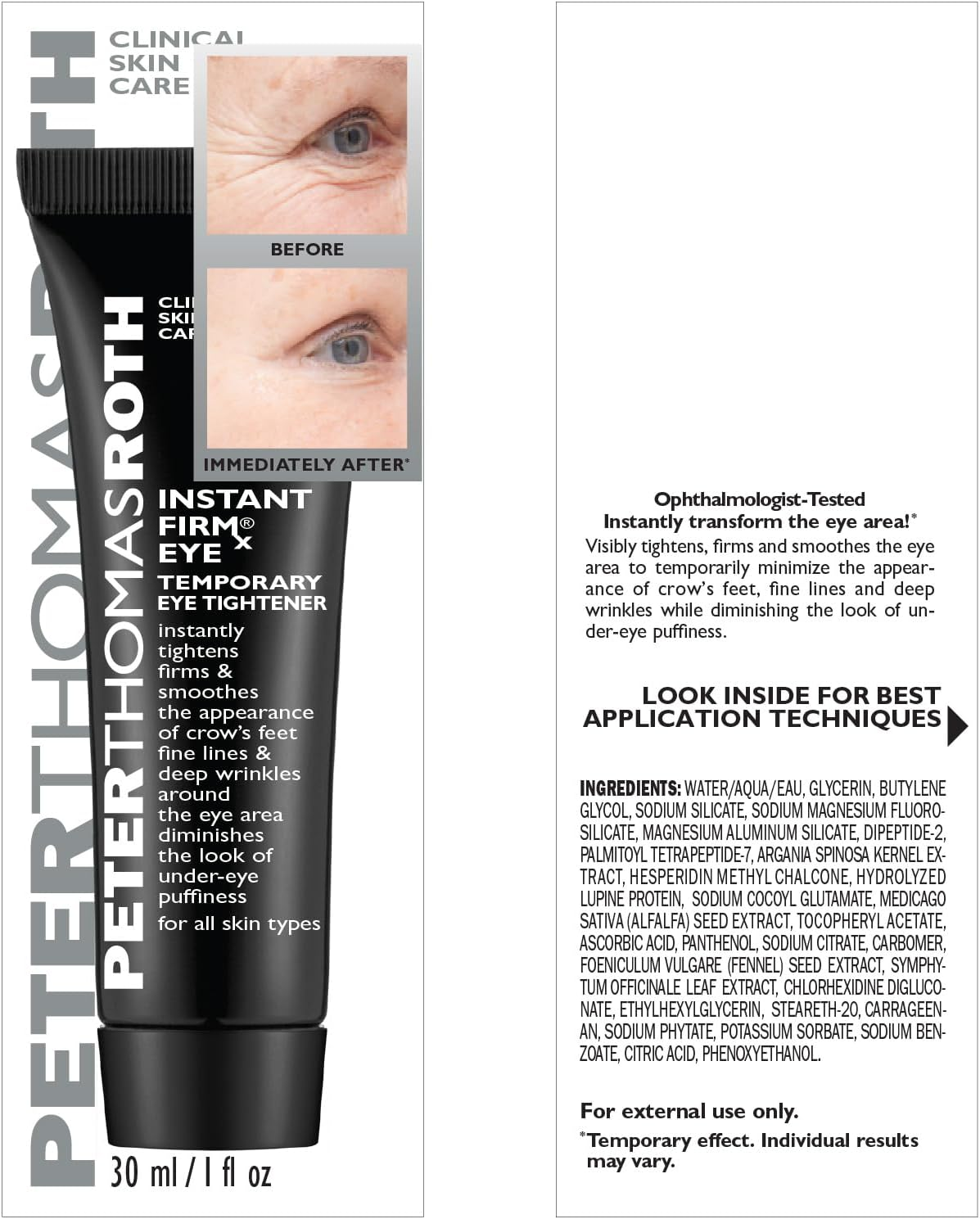 PETER THOMAS ROTH Instant Firmx Eye, 1 Fluid Ounce image number 2