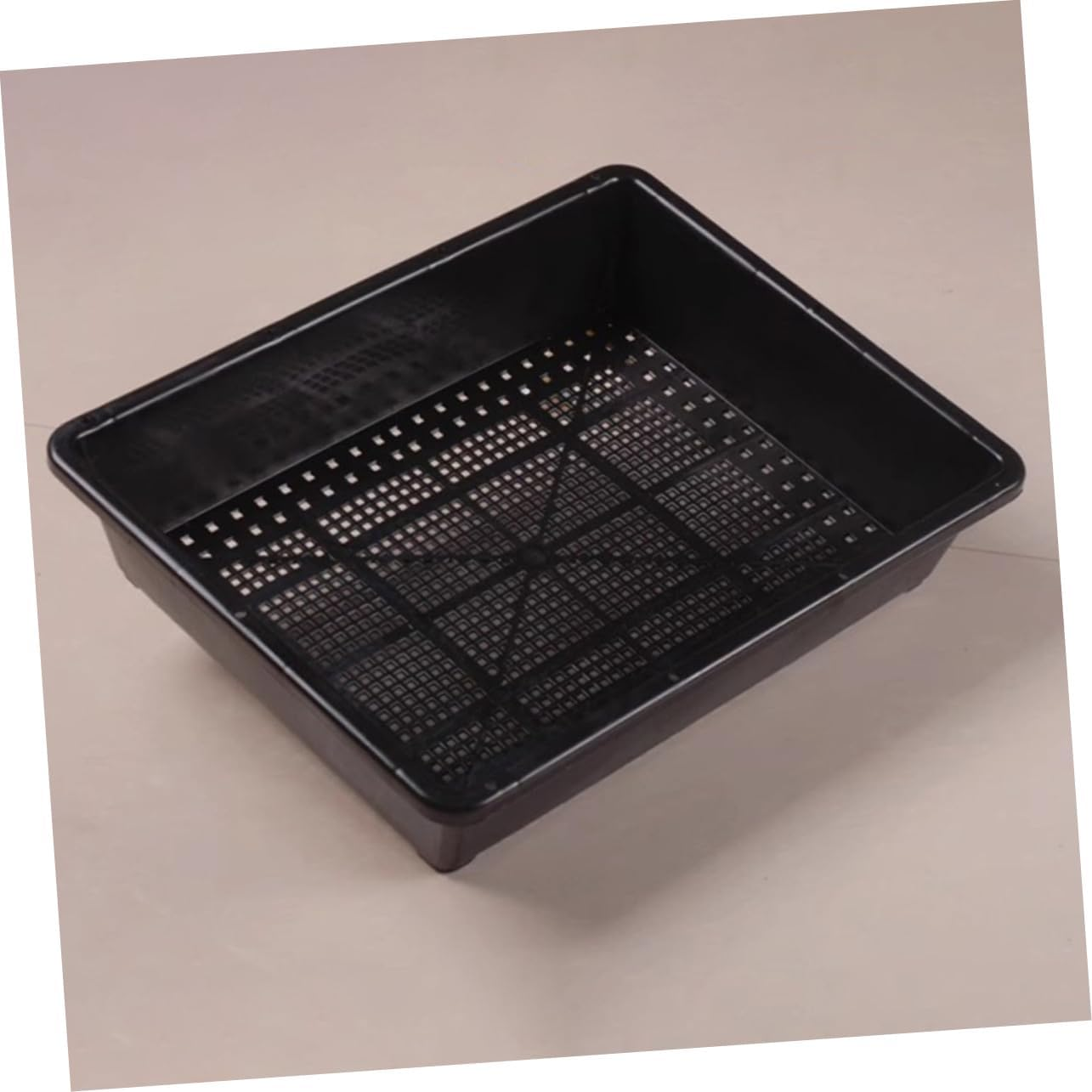 INOOMP 1Set Thick Trays for Starting Plants Indoor and Outdoor Nursery Supply Compact and Smooth Germination Flat Tray with Finish for Greenhouse Use image number 2