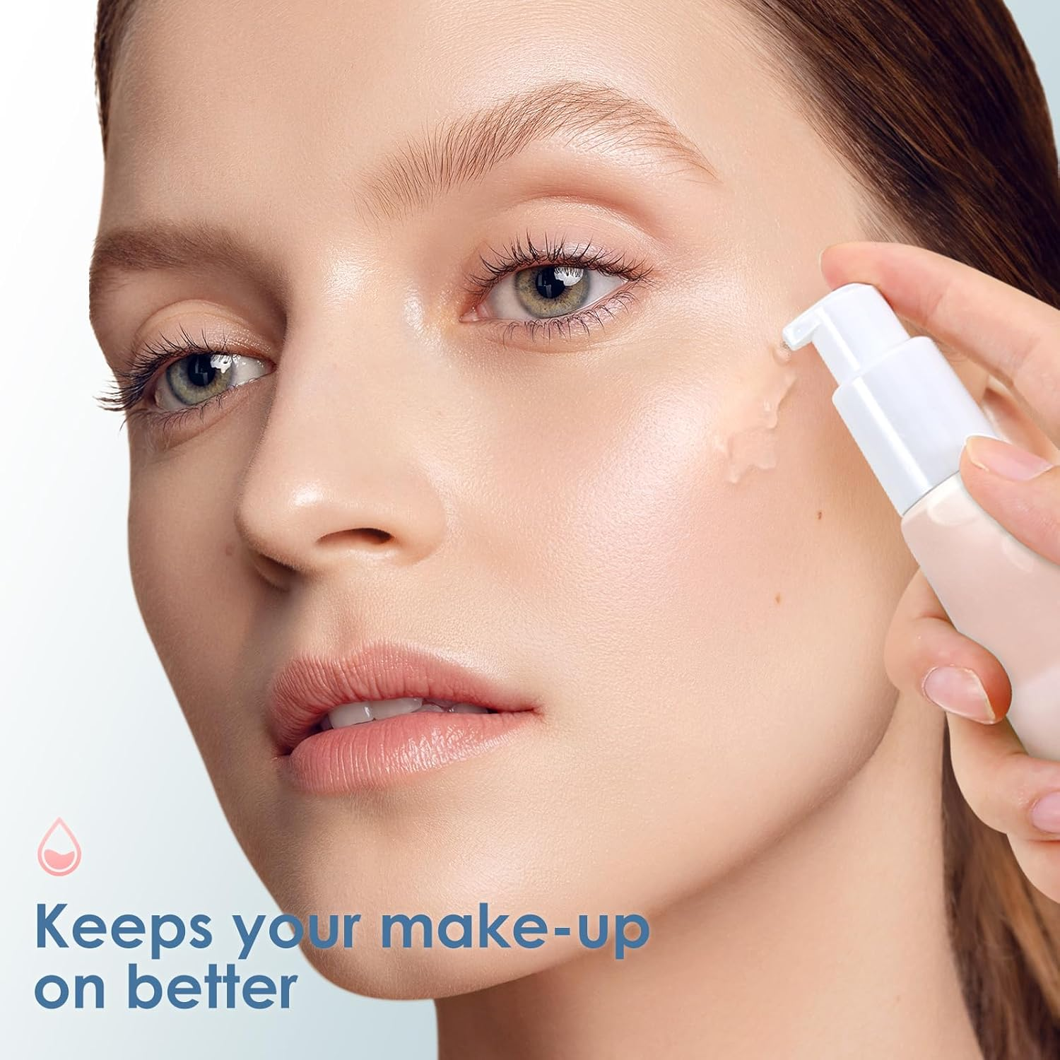 Boobeen Clear Face Primer, Hydrating & Gel-Based Face Primer, Moisturizing Makeup Base, Long Lasting & Smoothing Matte Foundation Cream