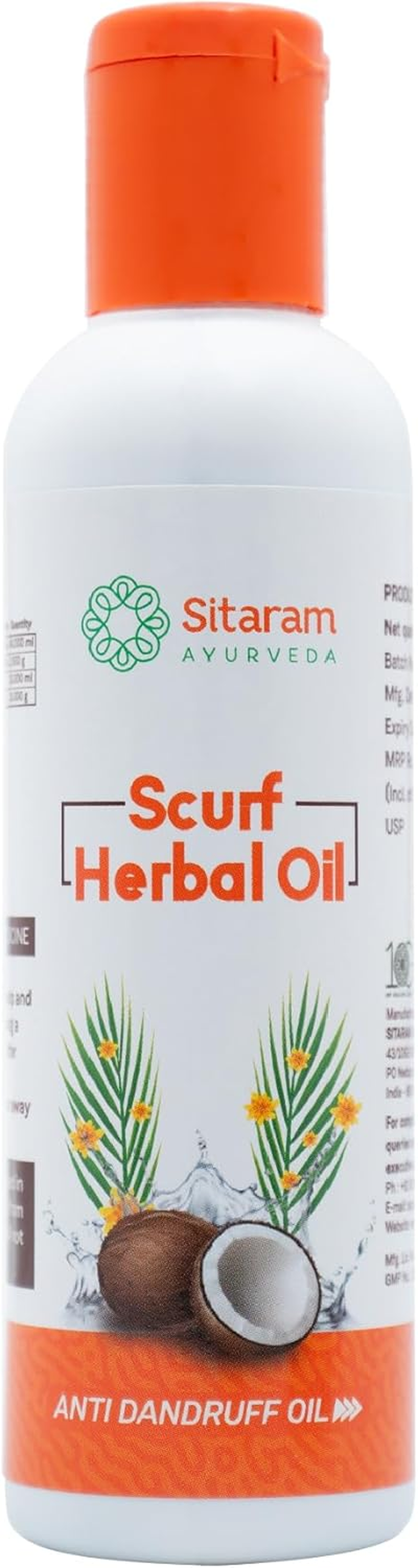 Sitaram Ayurveda Scurf Kerala Ayurvedic Herbal Oil for Hair 100Ml, Cures Dandruff, Soothes Dry and Itchy Scalp, Stimulates and Cleanses Hair Follicles image number 5