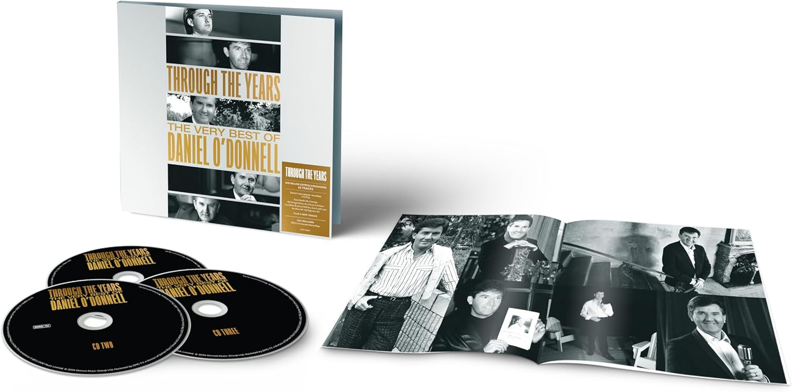 Daniel O'Donnell: through the Years Exclusive 3CD in 7&rdquo; Deluxe Gatefold image number 2