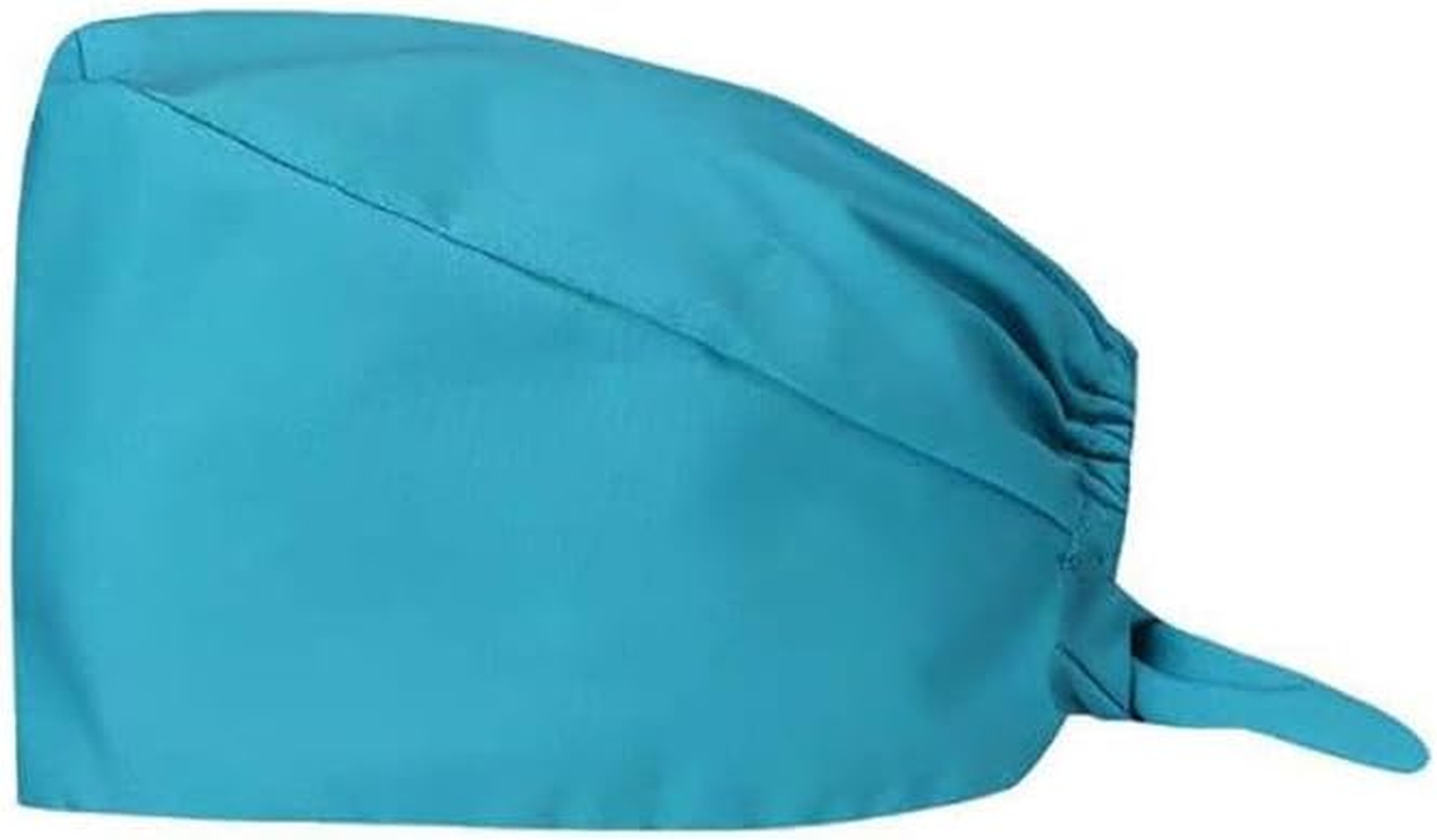 AIMALL 100% Cotton Surgical Scrub Cap Hat Unisex Surgerytheatre Doctor Nurses Solid - Adjustable Hat for Doctors, Nurses, and Theatre Staff - Durable & Breathable