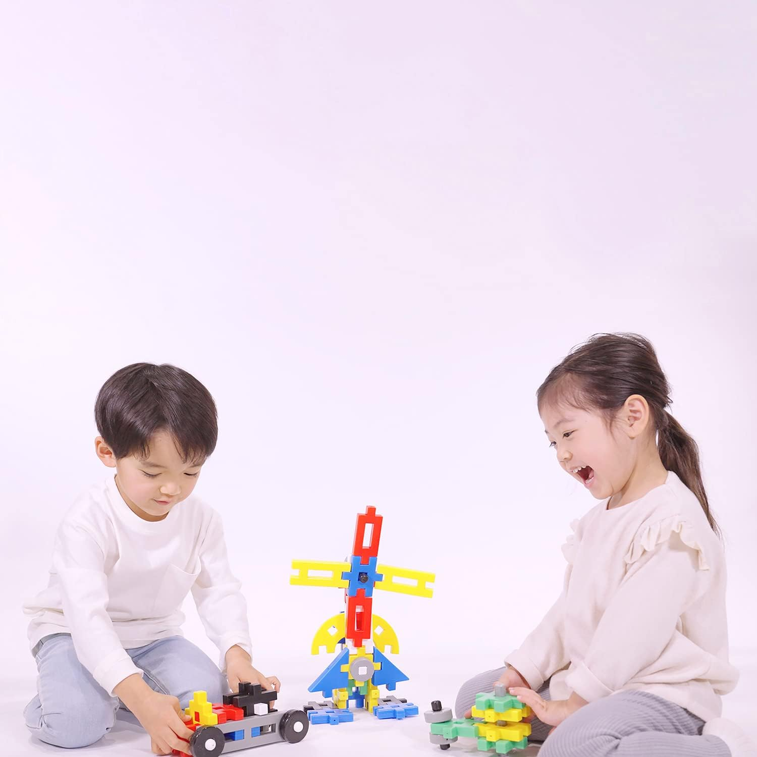 Gakken Sta:Ful, Gakken New Blocks, 83722 Kidney 60 (Recommended Age: 2 Years and Up) image number 3