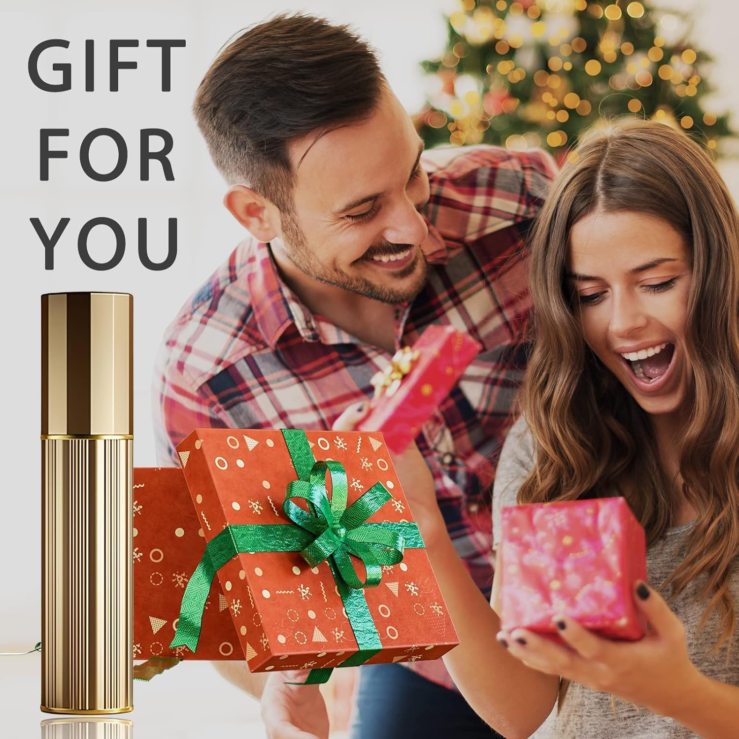 Travelofo Perfume Atomiser Travel Bottle, 10ML Refillable Spray Bottle Easy to Refill Empty Atomiser for Purse, Handbag, Pocket and Luggage (Red)