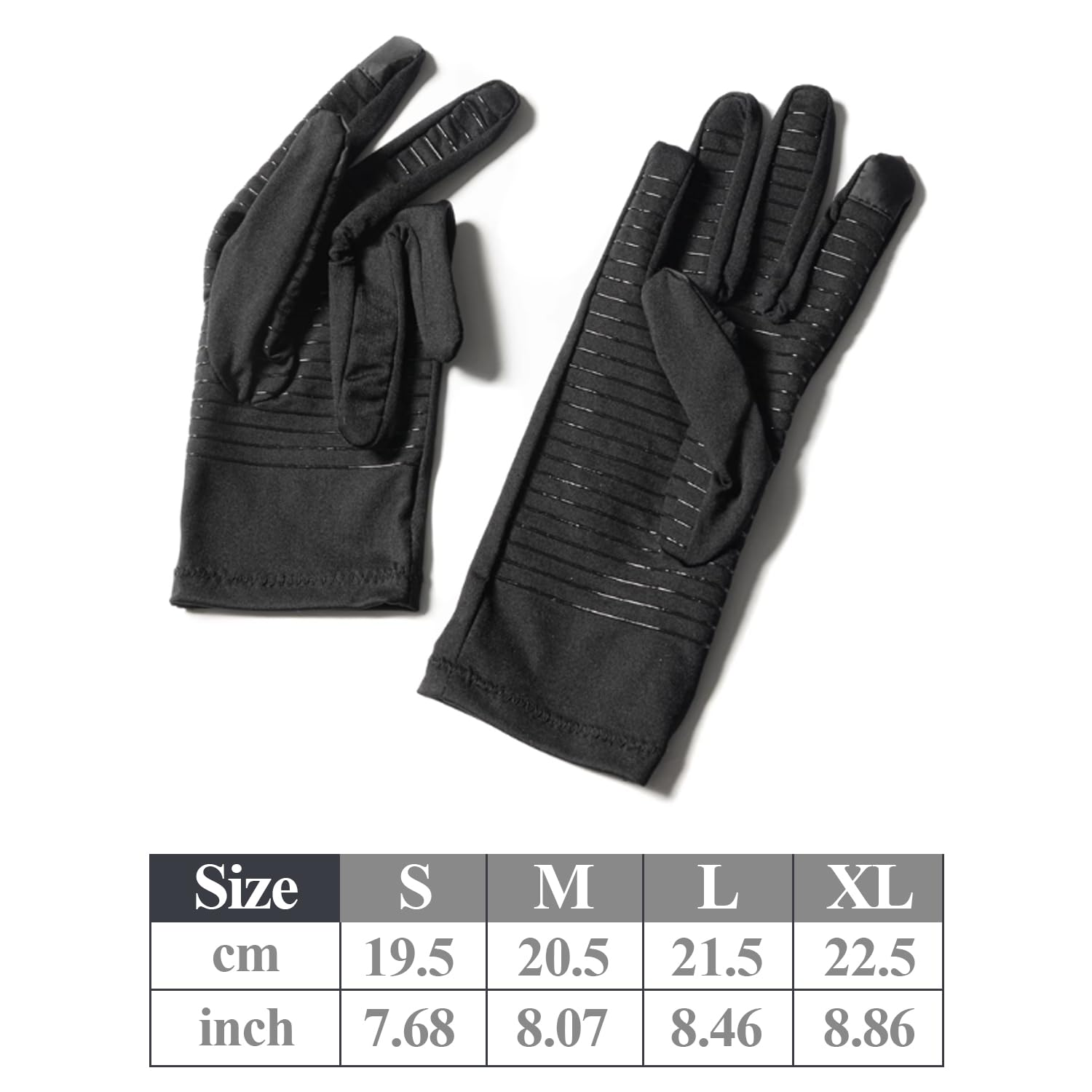Compression Arthritis Gloves Hand Wrist Brace Finger Pain Relief (M) image number 5