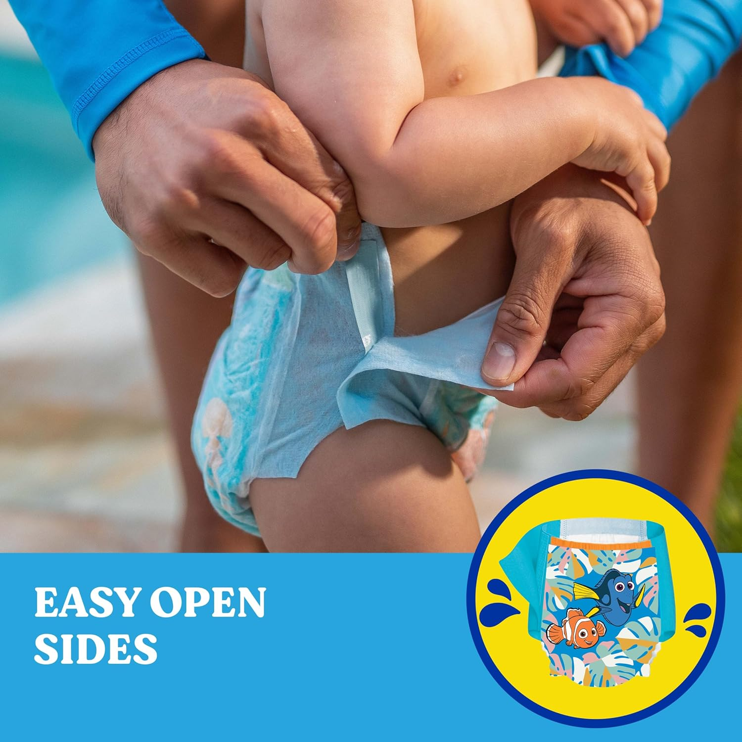 Huggies Little Swimmers Nappy Pants Large (14Kg+) 10 Count (Pack of 2)