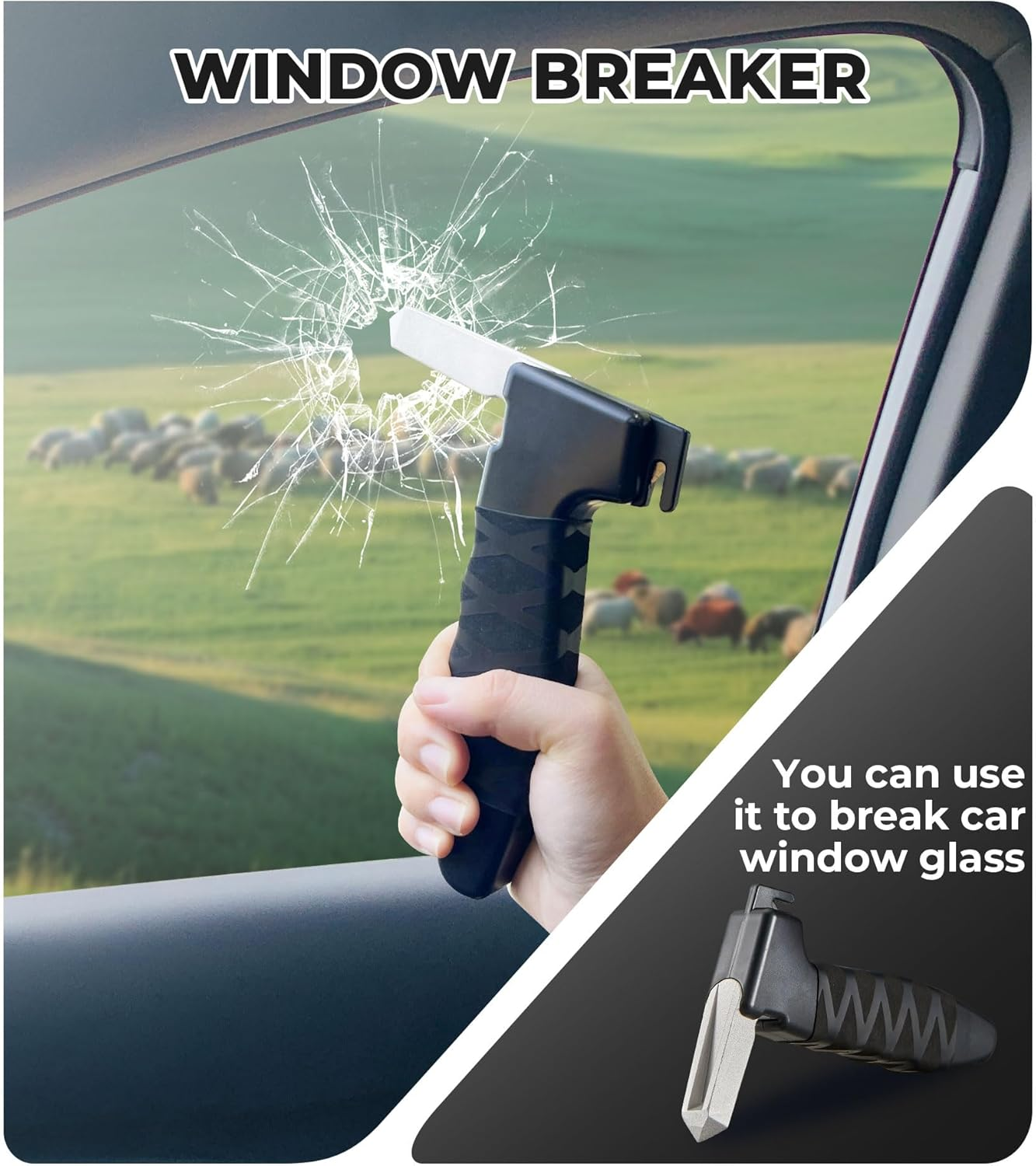 Car Handle Assist for Elderly Car Door Handle for Elderly Auto Portable Vehicle Support Handle and Handicapped Car Handle for Easy Exit Handle for Car Black1 image number 4