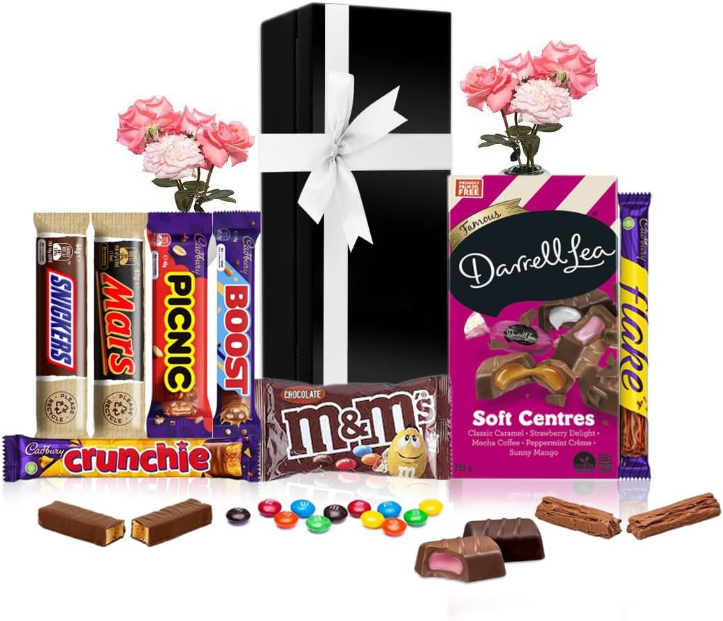 Chocolate Gift Hamper &ndash; Assortment of Premium Chocolates &ndash; Perfect Chocolate Lovers Gift &ndash; Consists of Nestle, and Darrell Lea &ndash; Luxury Chocolates Hamper for Special Celebrations