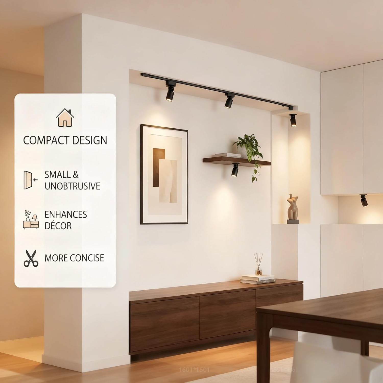 LED Display Spot Lights Mini Led Spotlights 4Pcs Dimmable LED Display Spot Lights,Usb Mini Spotlight 5V Lamp for Jewelry Showcase, Porch Entryway, Pics Wall Art (Netural Light) Building Supplies image number 1