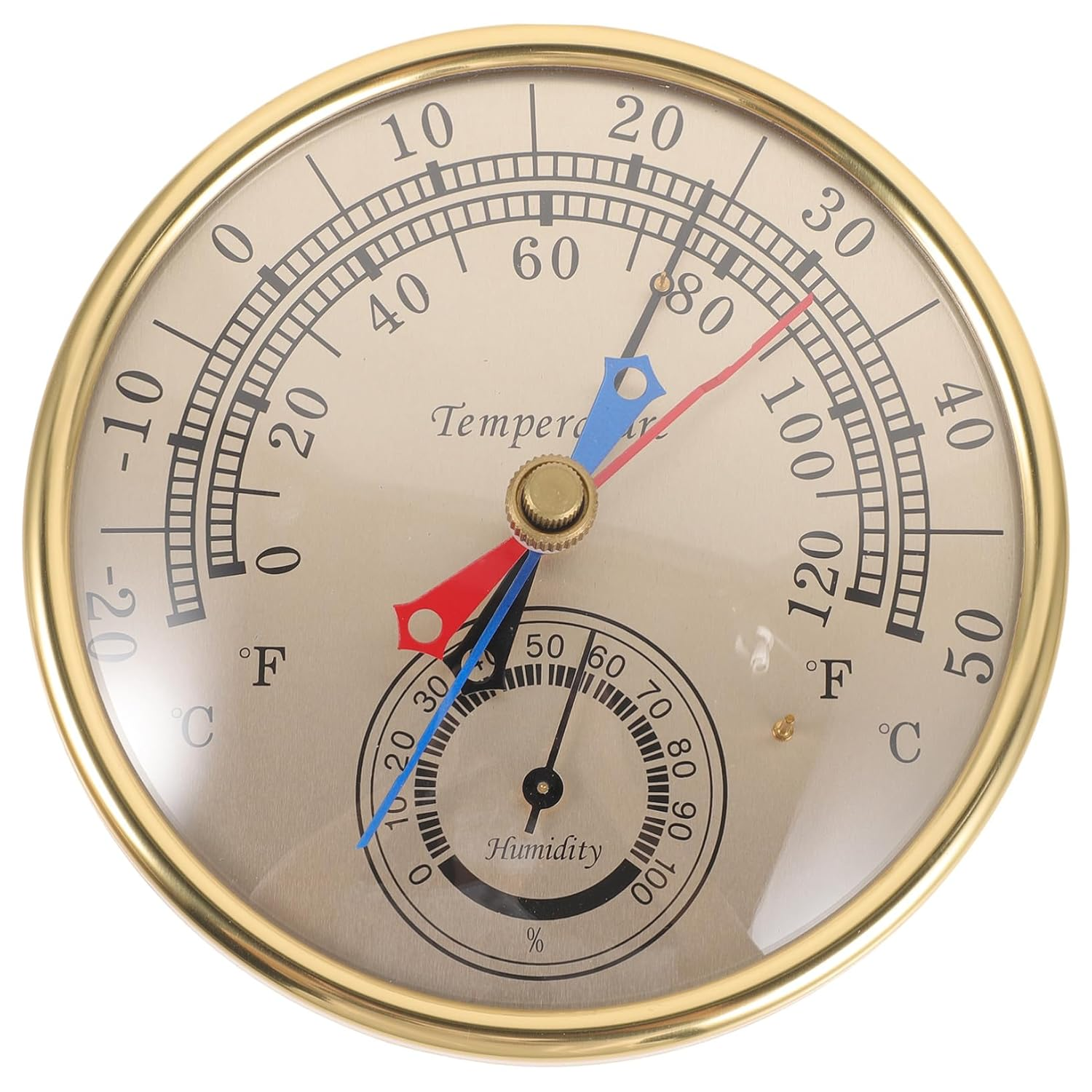 COHEALI Greenhouse Temperature Humidity Monitor Hygrometer Indoor Outdoor Weather Thermometer with Dial for Patio Garden and Hotbeds image number 1