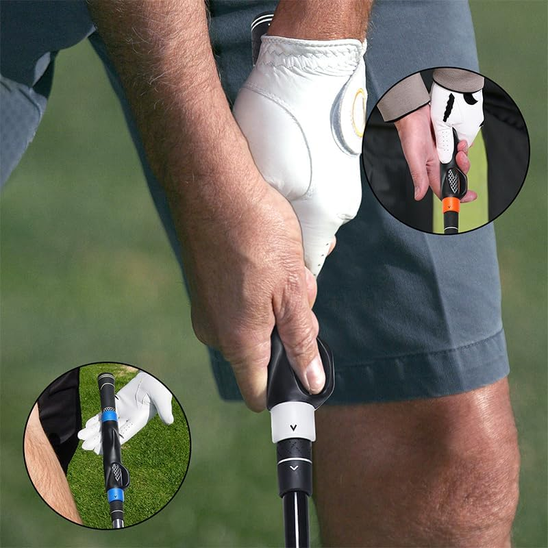 Golf Grip Training Aid, Right-Handed, Club Attachment for Drivers through Wedges image number 4