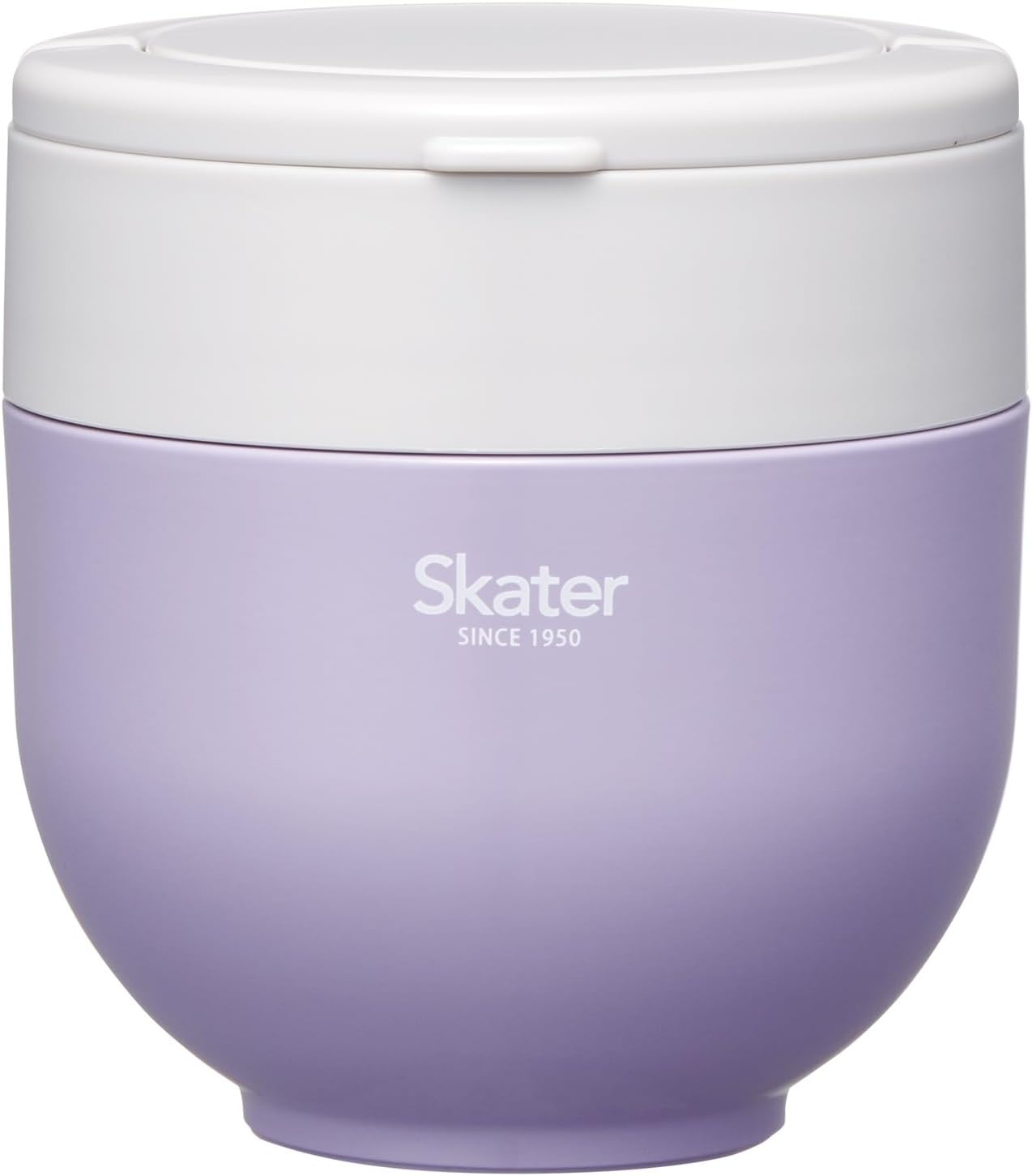 Skater LDNO6AG Insulated Lunch Jar, 19.4 Fl Oz (540 Ml), Includes Folding Handle, Antibacterial, Lilac Gray image number 5