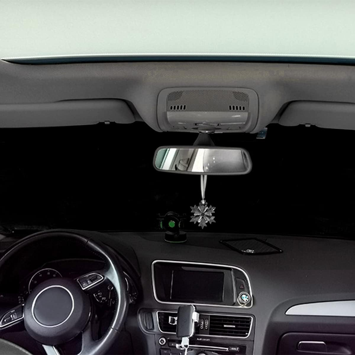 Loyaforba Car Magnetic Windshield Snow Cover for Ice, All Weather Application Windshield Cover, Snow and Wiper Protector for Most Cars, Suvs, Vans, Winter Car Front Window Accessories image number 1