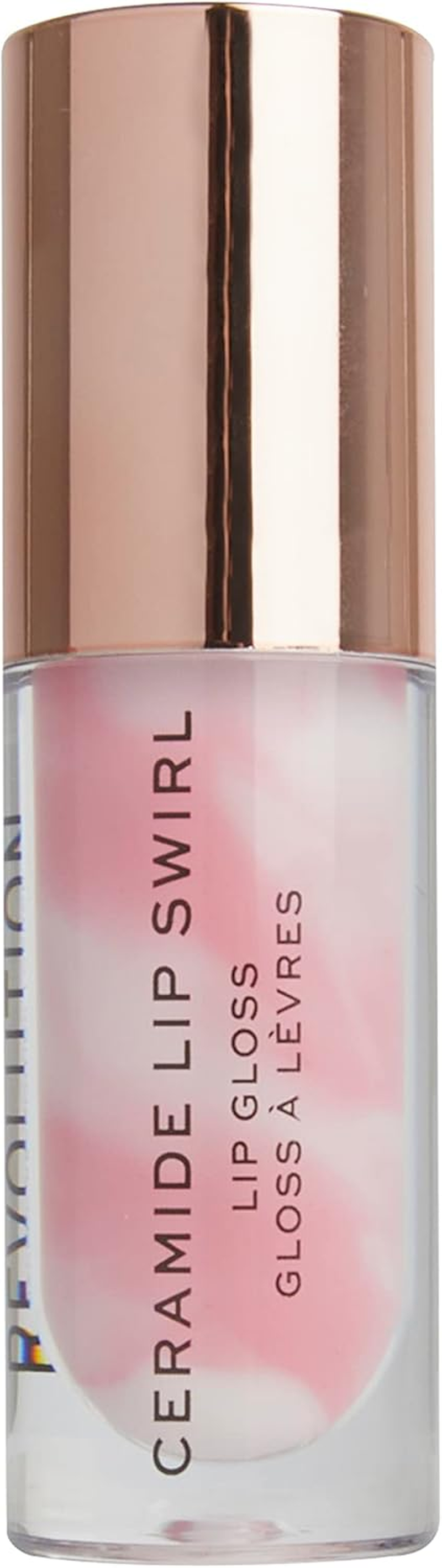 Makeup Revolution, Lip Swirl Ceramide Gloss, Lip Gloss, Pure Clear Gloss, 4.5 Ml - Pure Gloss Clear image number 4