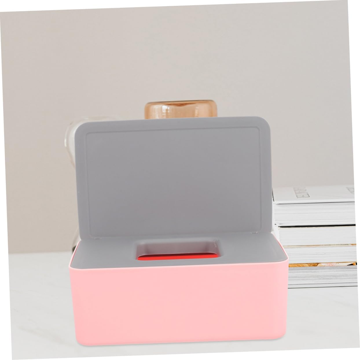 MAGICLULU 2Pcs Portable Wet Wipes Box Refillable Wipe Container Travel Home Use Boy Girl Case