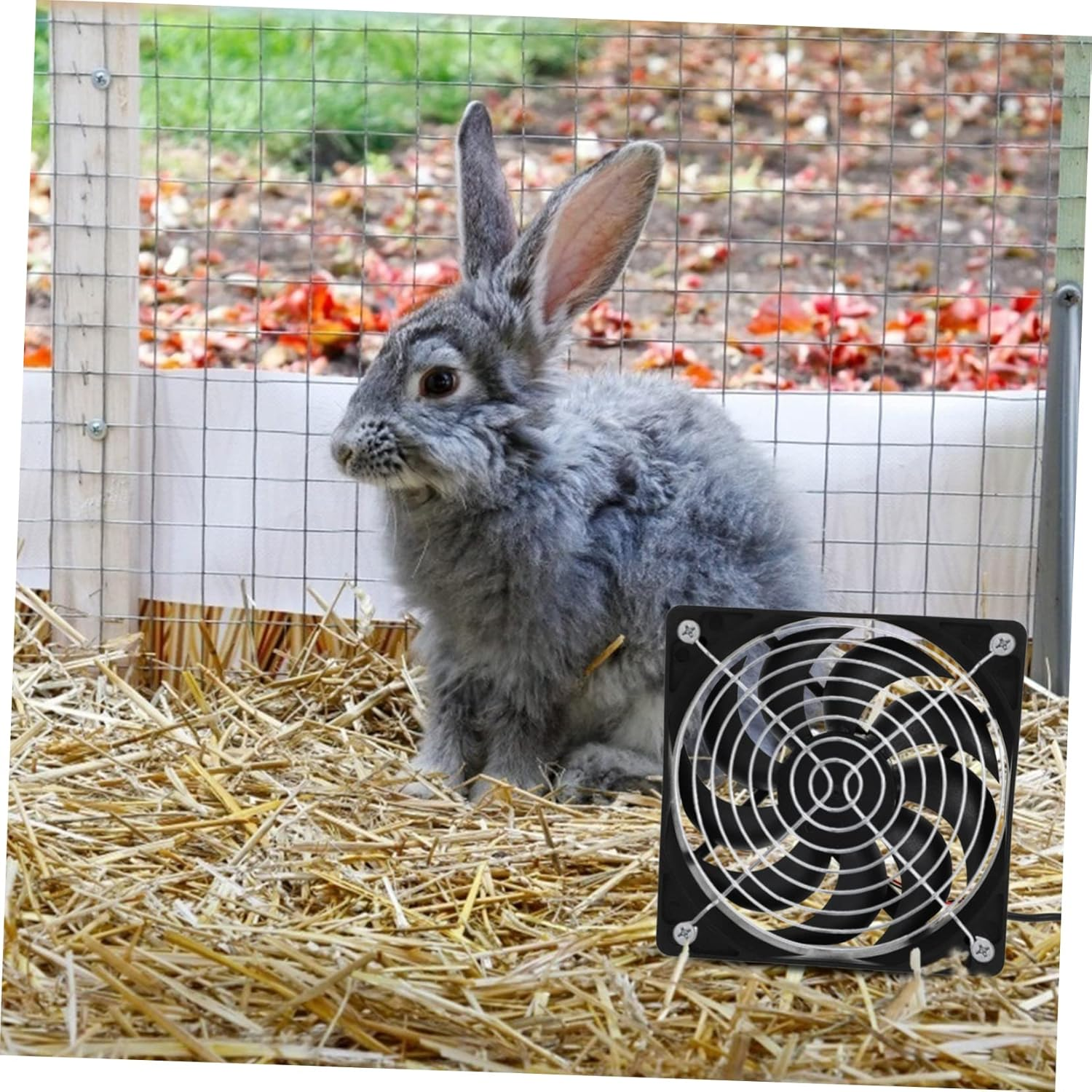 1Set Solar Powered Fan for Chicken Coop and Small Exhaust Fan for Greenhouse Rv Camping for Cooling image number 3